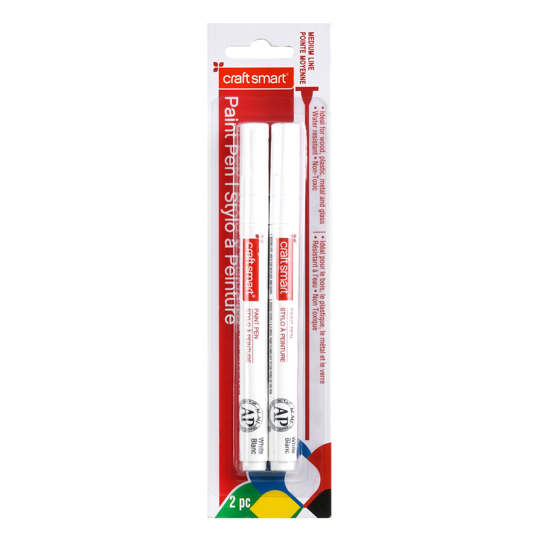 12 Packs: 2ct. (24 total) Medium Line Paint Pens by Craft Smart&#xAE;