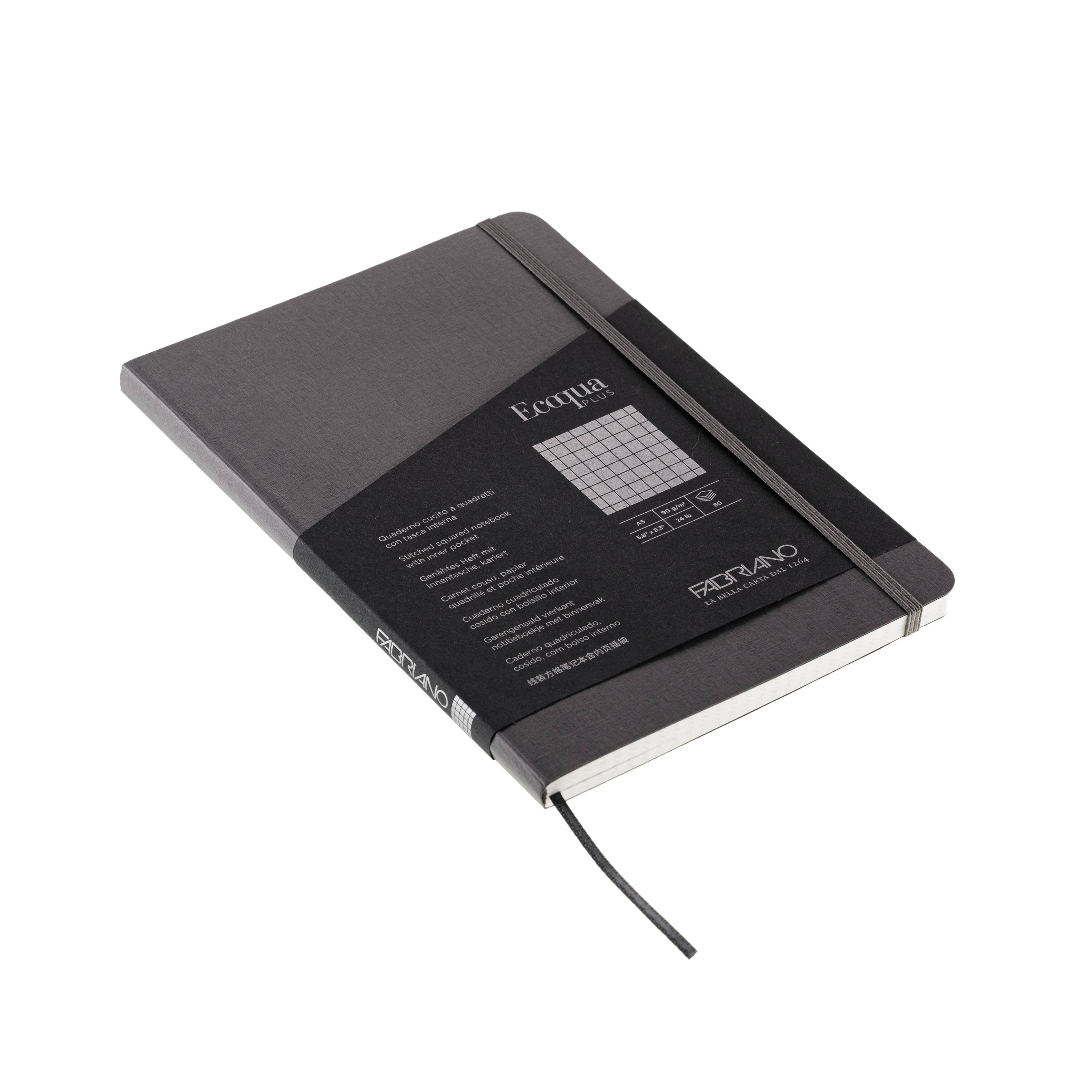 Fabriano® EcoQua Plus A5 Graph Stitch-Bound Notebook