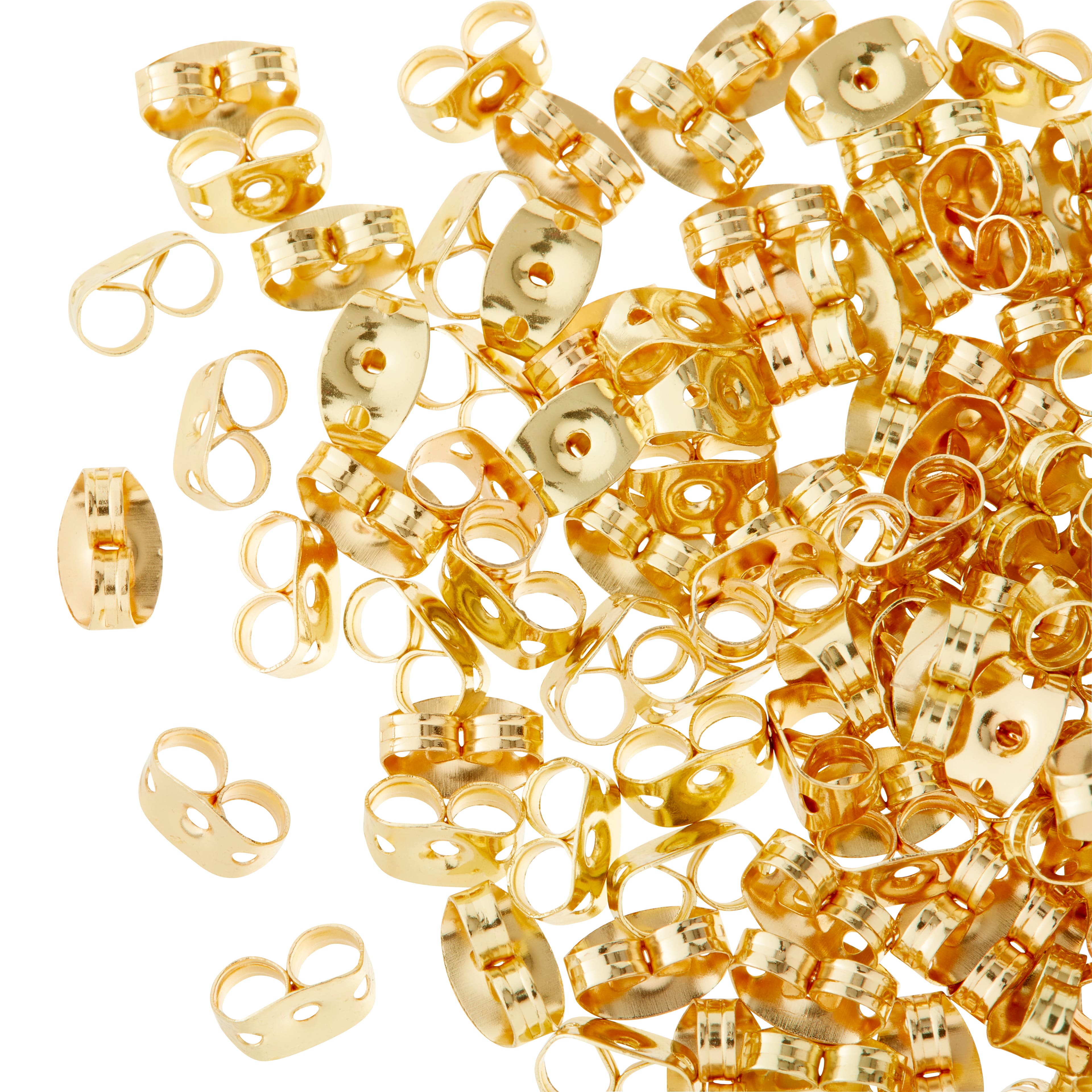 12 Pack: Gold Earring Backs by Bead Landing™