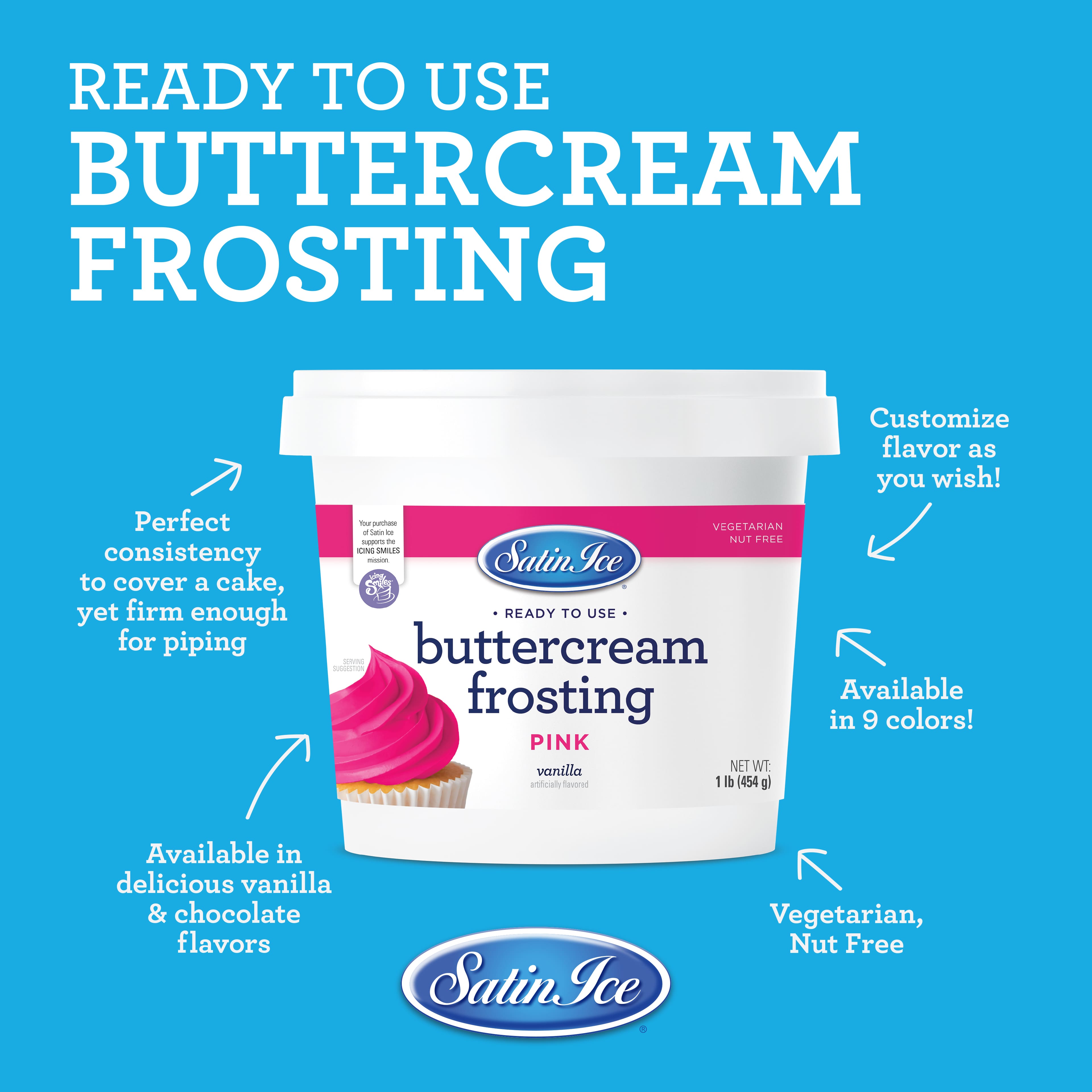 Satin Ice&#xAE; Buttercream Frosting