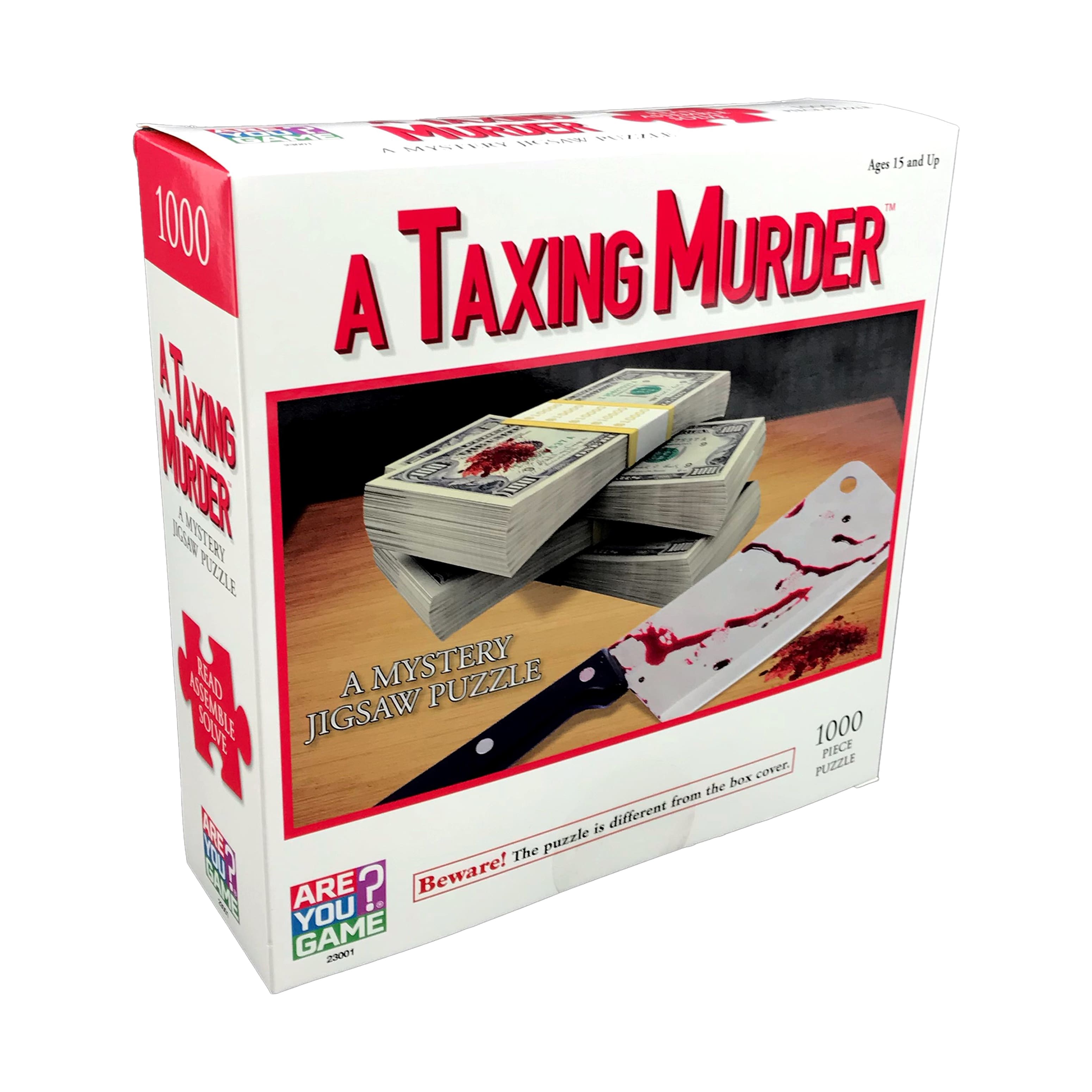 A Taxing Murder™ Classic Mystery 1, 000 Piece Jigsaw Puzzle By Areyougame. com by Areyougame.com | Michaels®