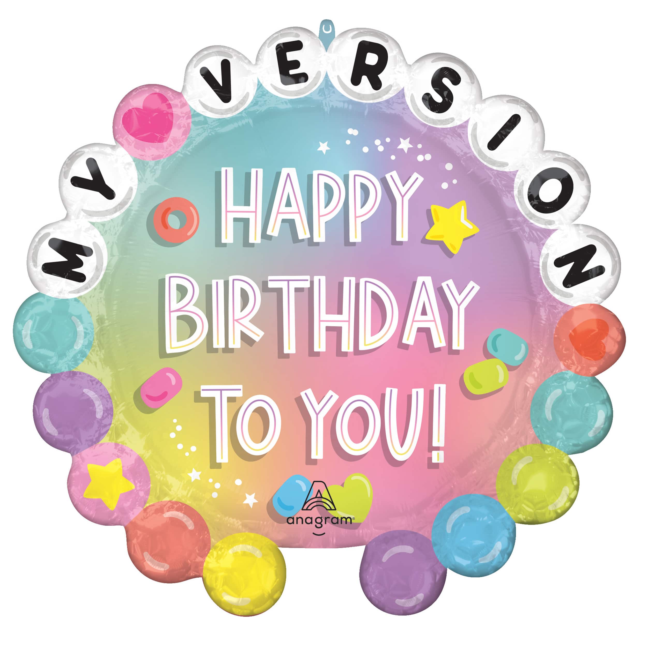 SuperShape&#x2122; 26&#x22; Friendship Happy Birthday Foil Balloon
