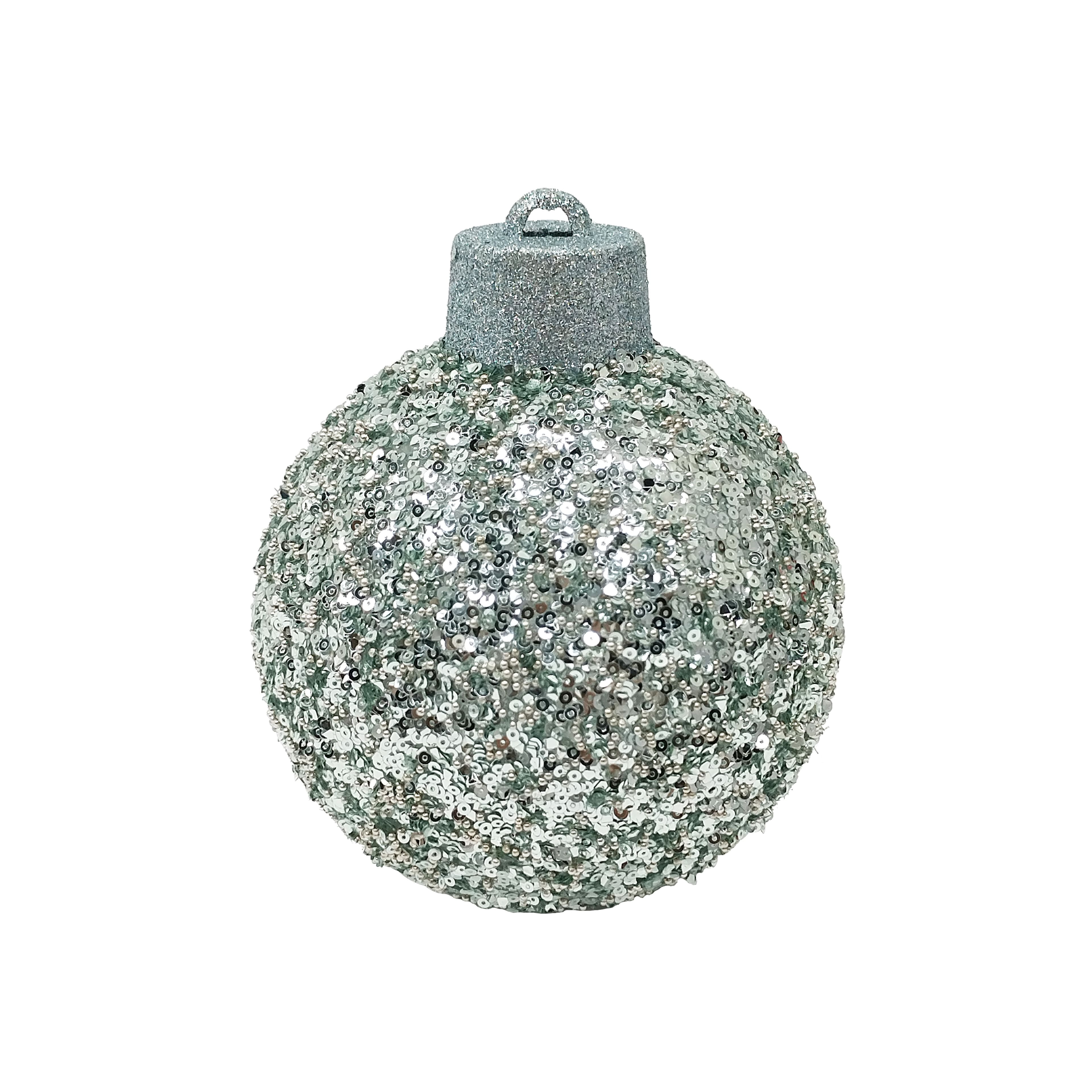 7" Glitter Ball Ornament Tabletop Décor by Ashland