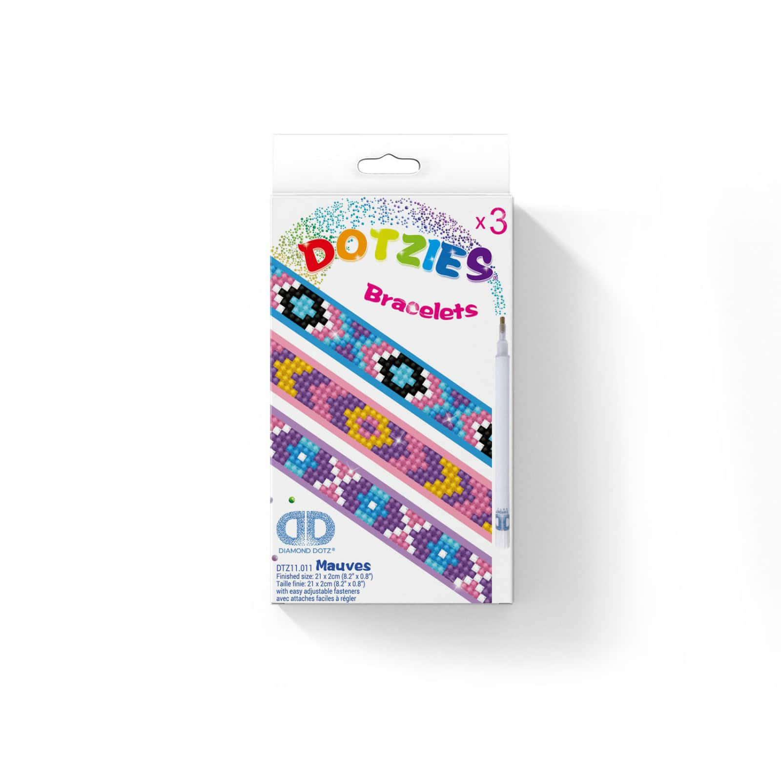 Diamond Dotz&#xAE; Dotzies&#xAE; Mauves Bracelets Diamond Painting Artwork Kit