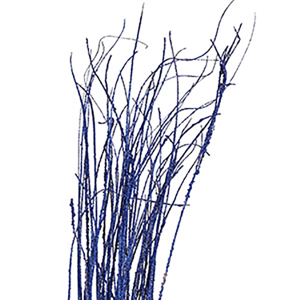 TF Publishing Aqua Blue Sparkle Glitter Wispies Stems, 20ct.