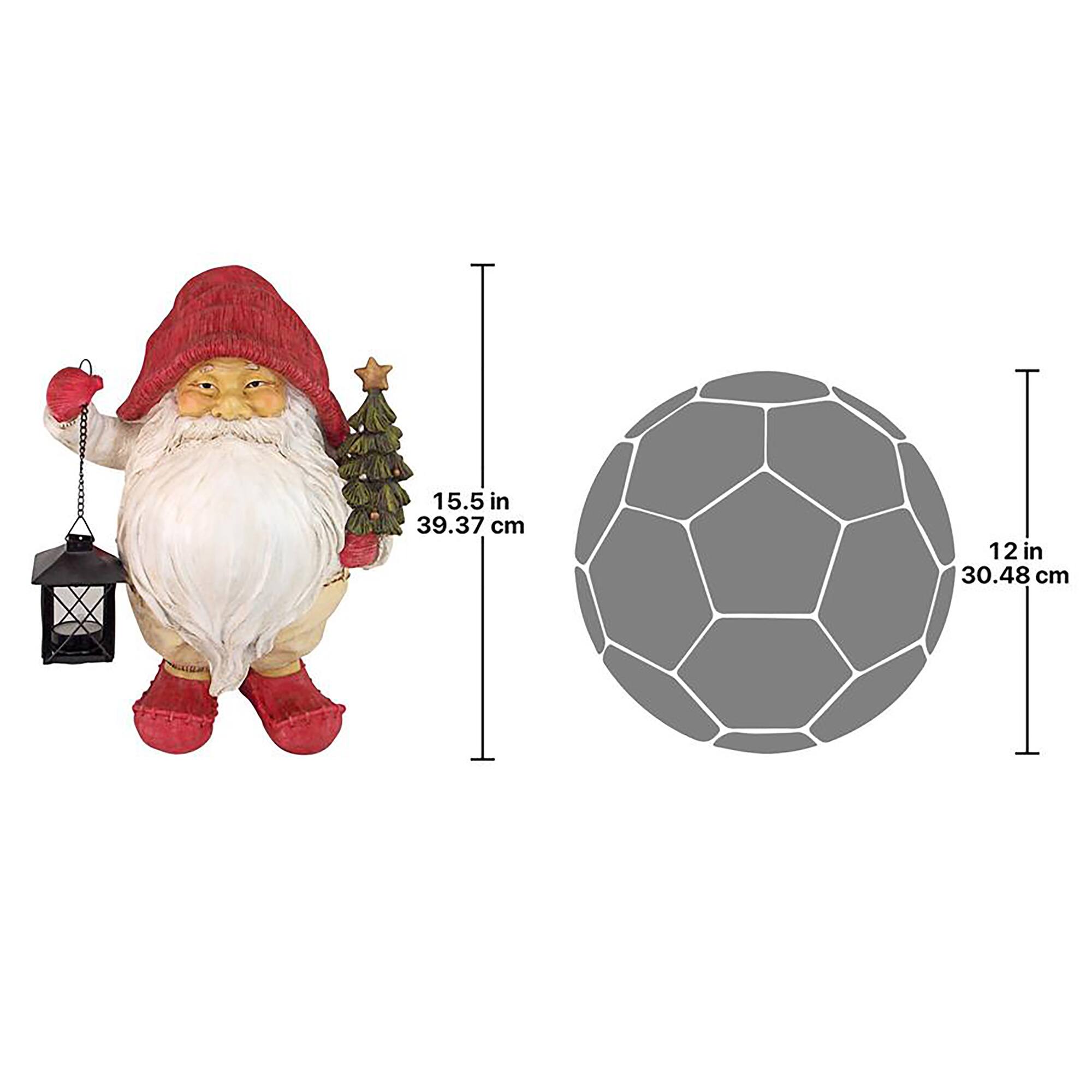 2ft. Lighting Santa&#x27;s Path Whitey the Holiday Gnome Statue