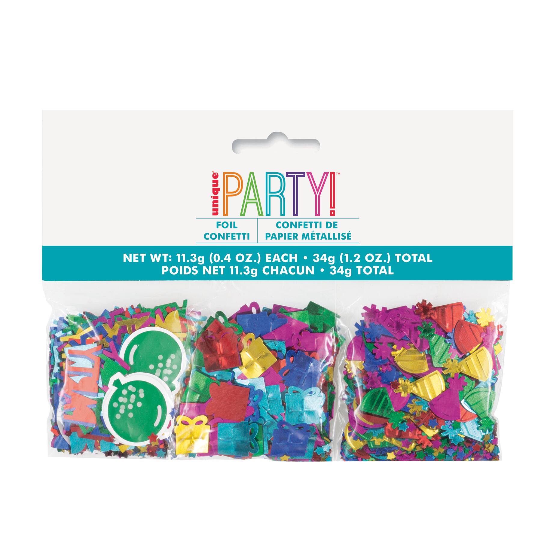 Confetti Party Favour Net Weight 4-oz bag 