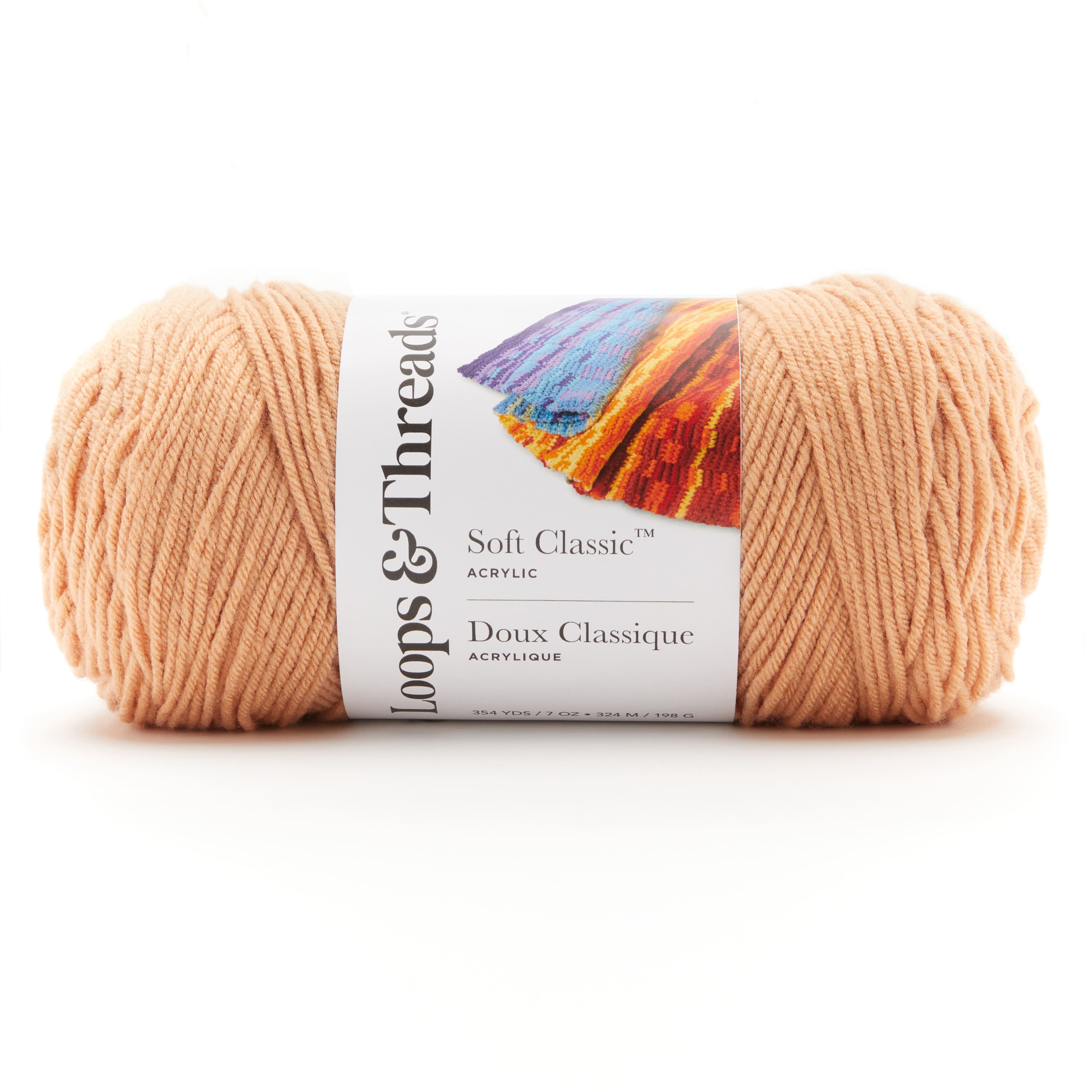 12 Pack: Soft Classic&#x2122; Solid Yarn by Loops &#x26; Threads&#xAE;
