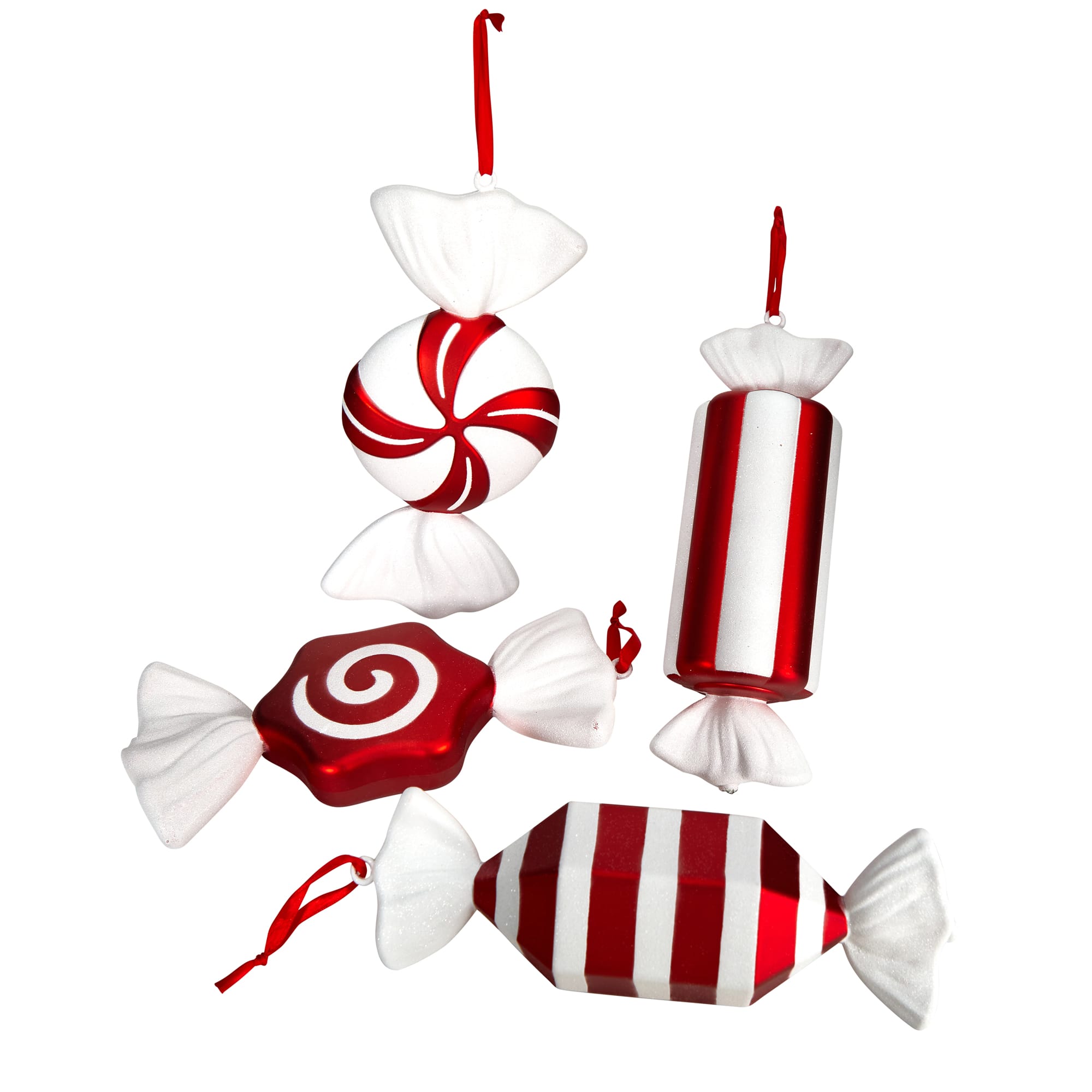 4ct. 12&#x22; Shatterproof Jumbo Candy&#xA0;Cane Christmas Ornaments