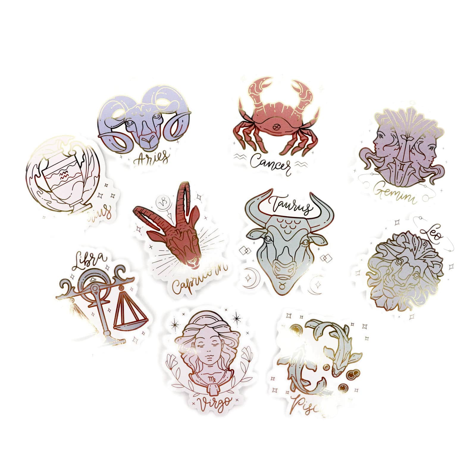 Vinyl Diecut Zodiac Sticker Set by Recollections&#x2122;