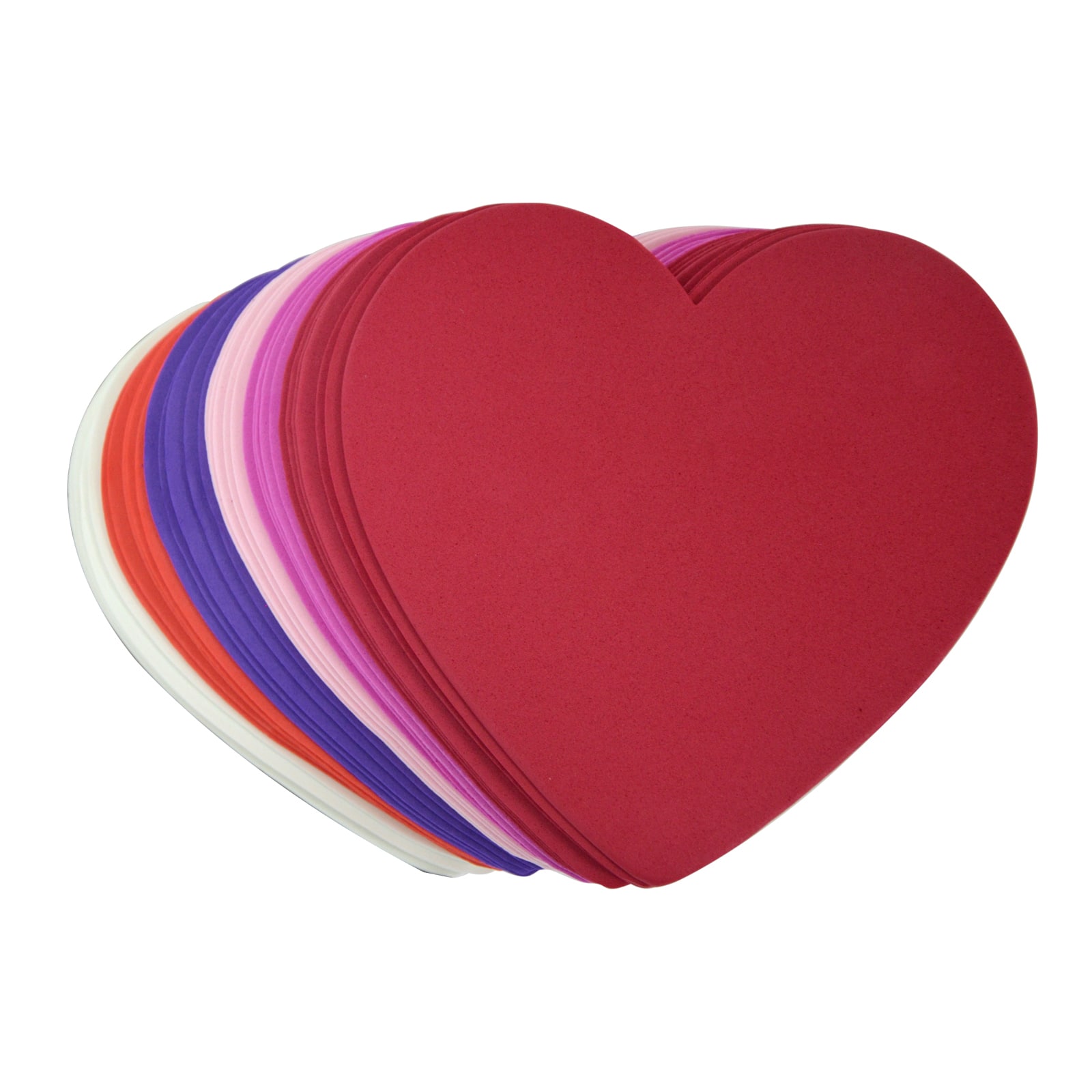 12 Packs: 35 ct. (420 total) Heart Foam Shapes by Creatology™