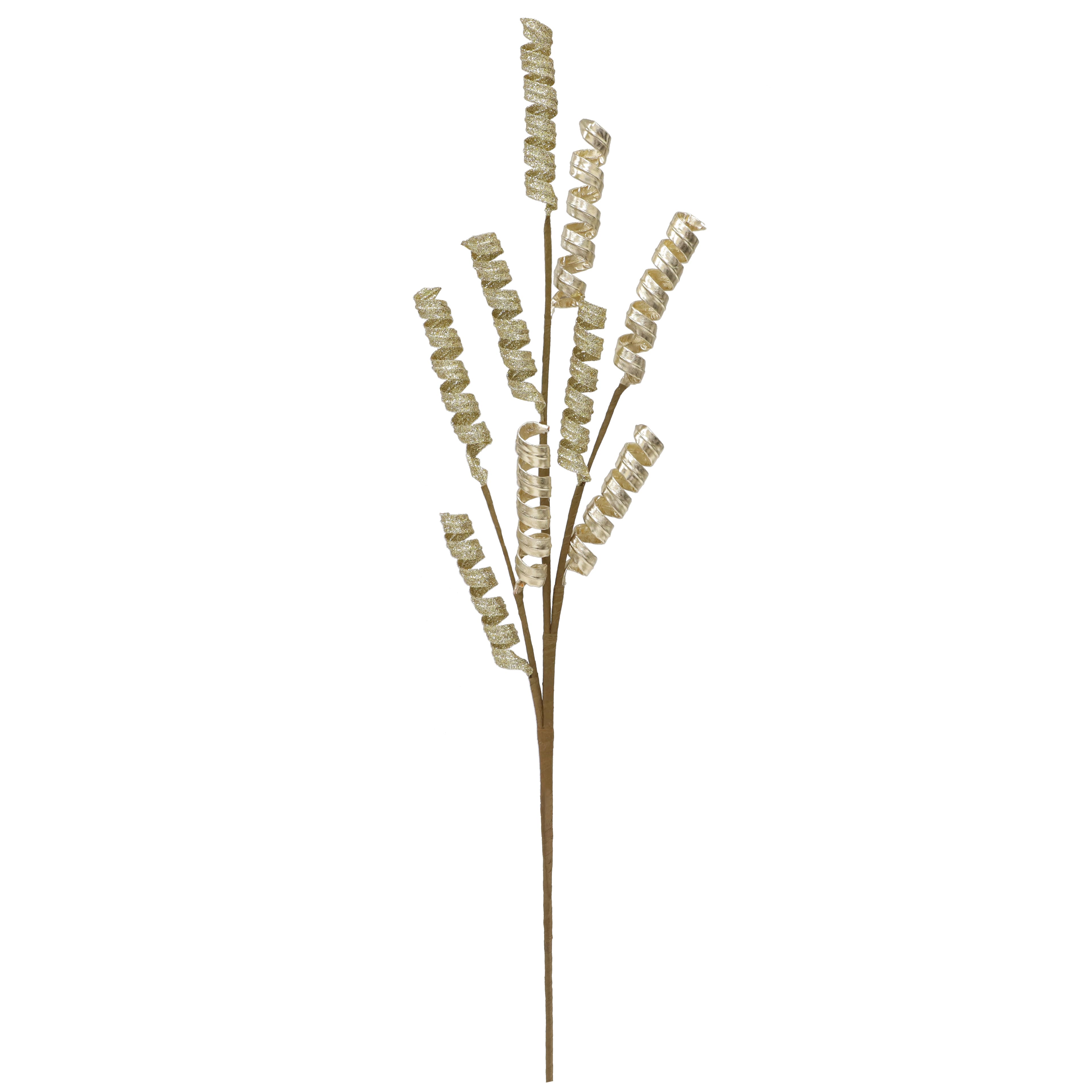 31.5&#x22; Champagne Glittered Swirl Stem by Ashland&#xAE;