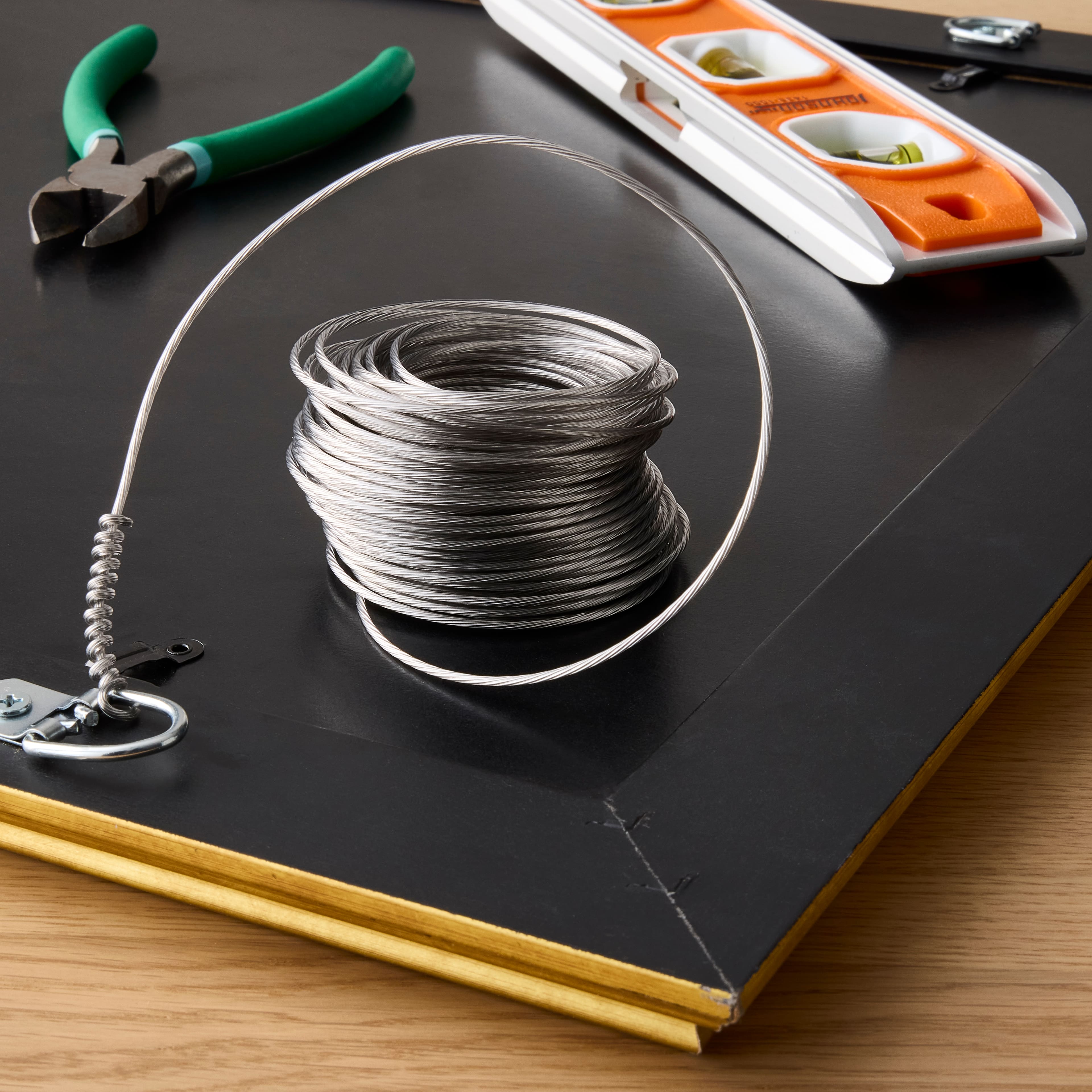 Shop for the 9ft. Galvanized Braided Hanging Wire, 20lb. at Michaels