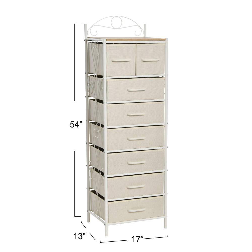Household Essentials Victoria 54&#x22; 8-Drawer Narrow Dresser