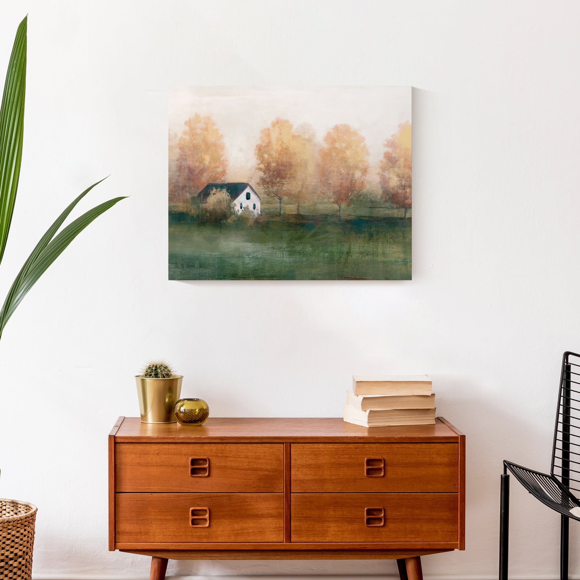 Autumn Themed Landscape 20&#x22; x 16&#x22; Canvas Wall Art