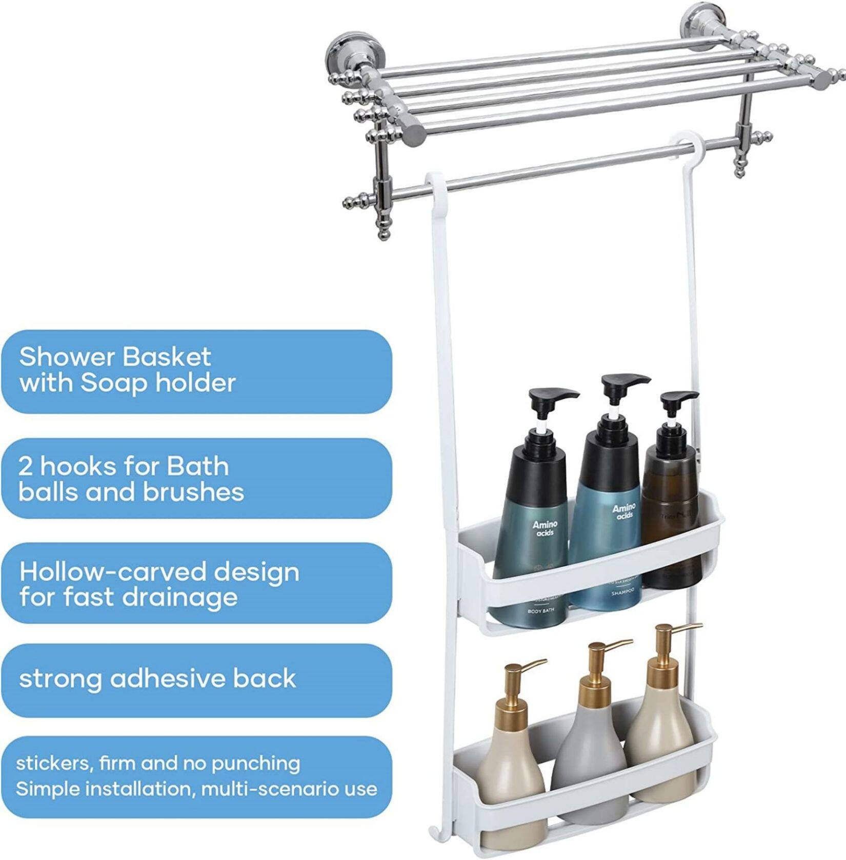 NEX™ 12 White Over Shower Head Shower Caddy, Michaels in 2023