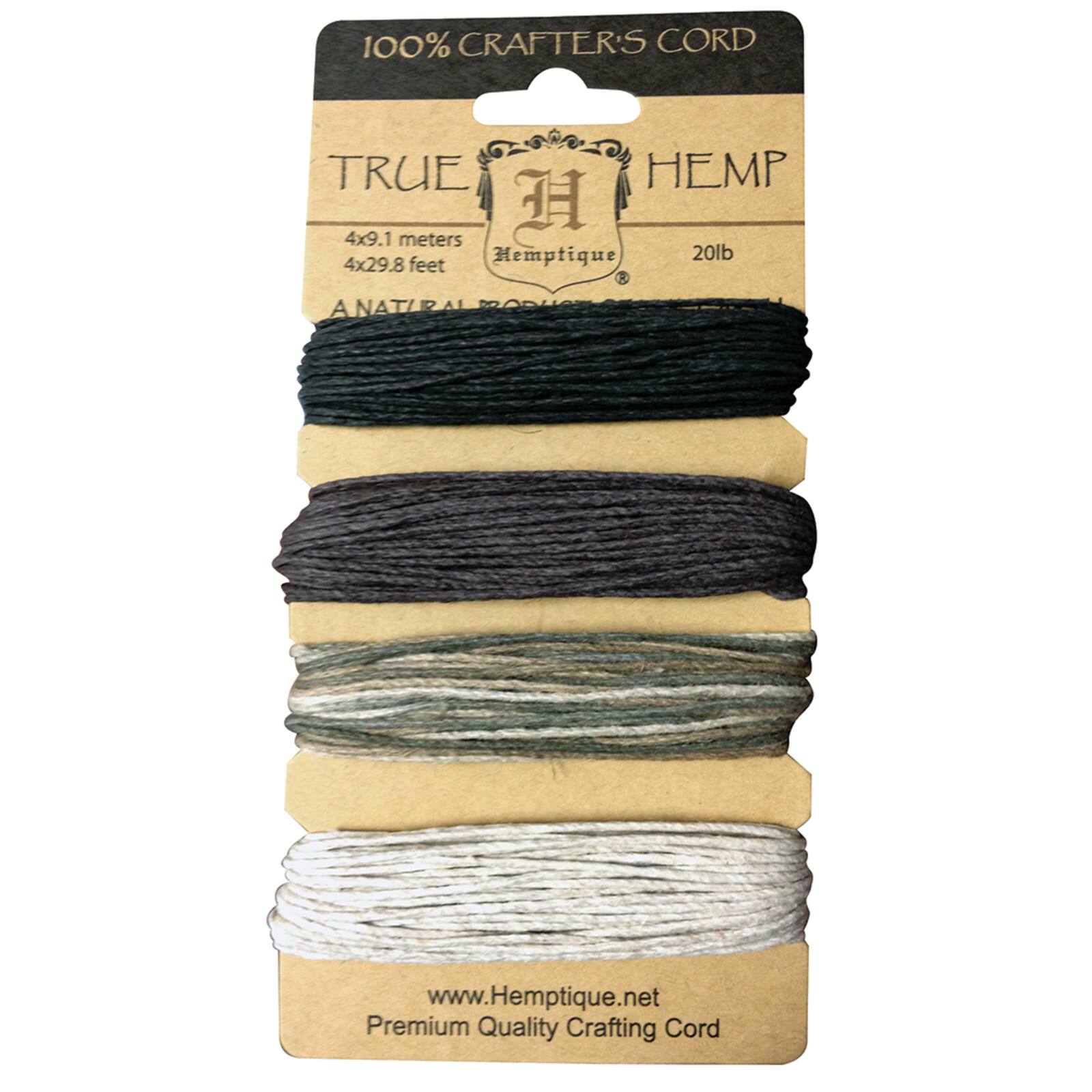 Hemptique® Earthy Hemp Cord Set, 20lb.