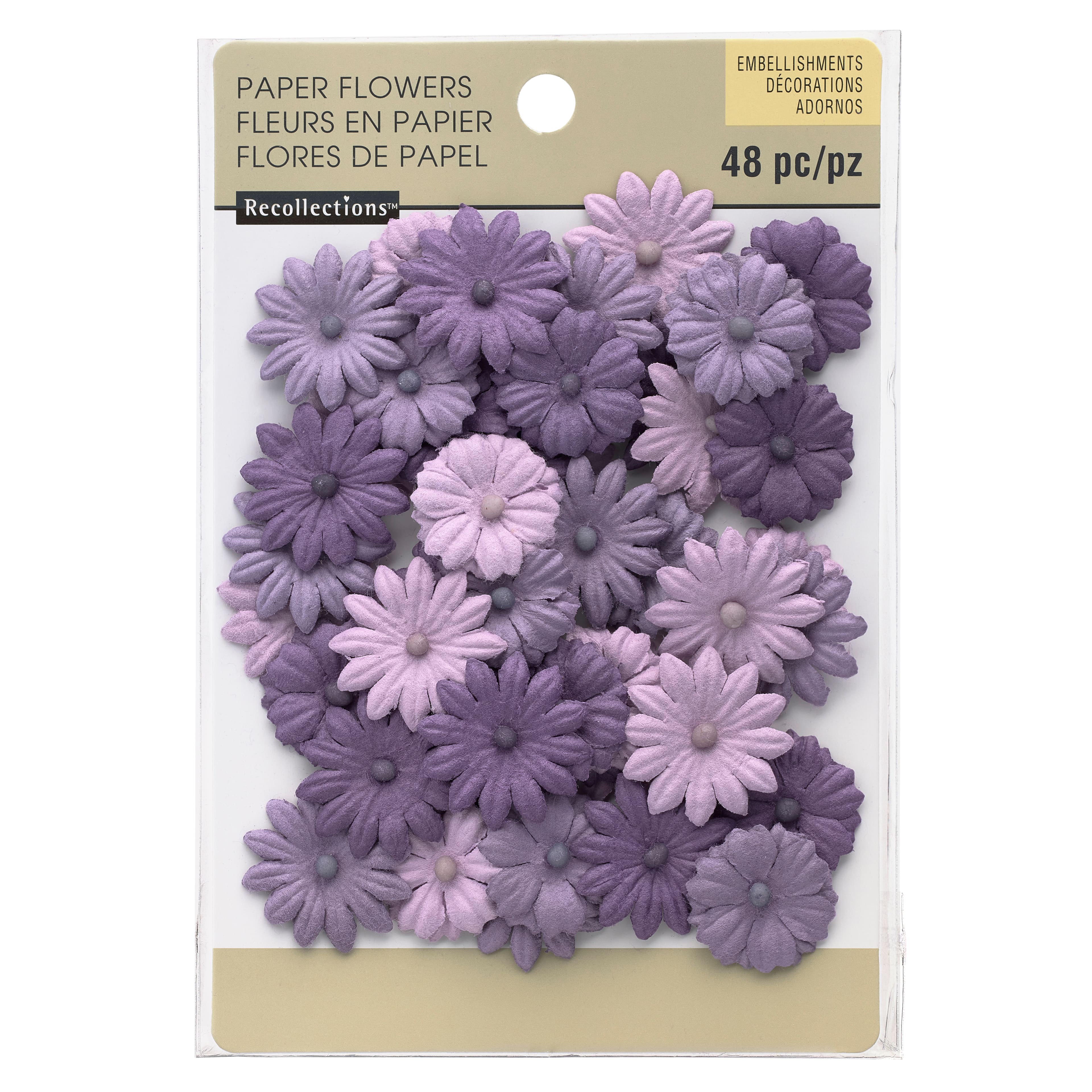 12 Packs: 48 ct. (576 total) Daisy Floral Embellishments by Recollections™