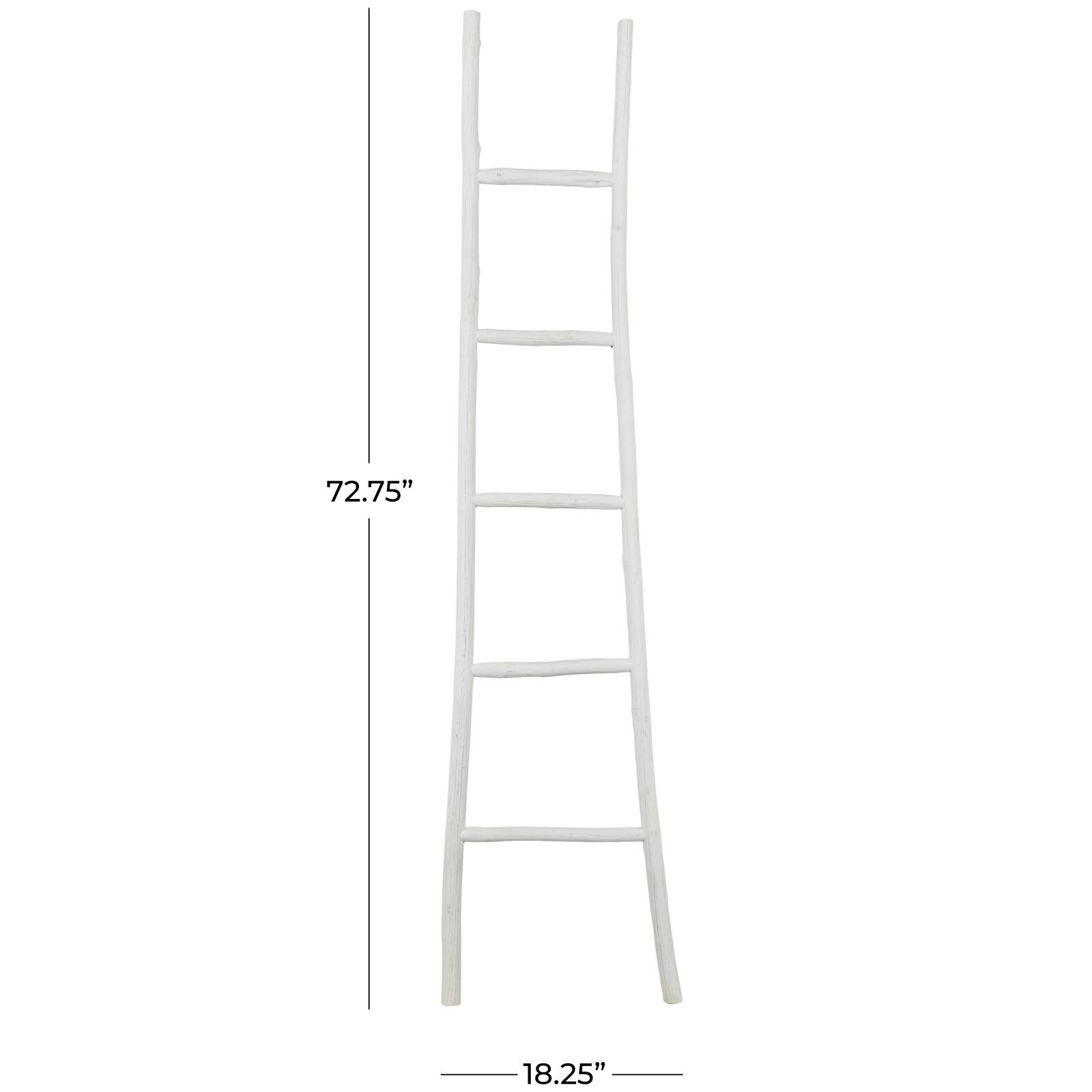 6ft. Handmade Slanted Wood Ladder