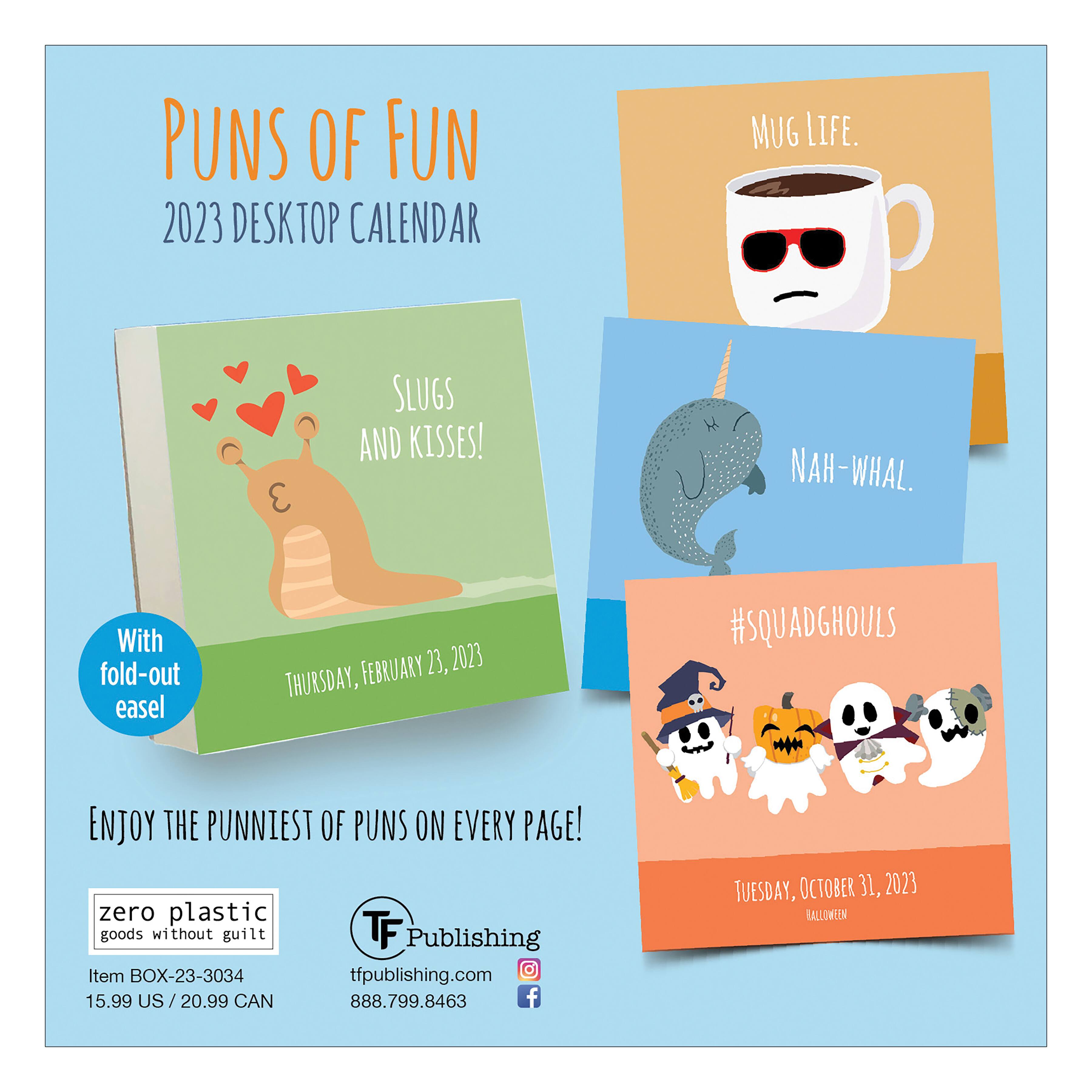 TF Publishing 2023 Puns of Fun Daily Desktop Calendar | Michaels