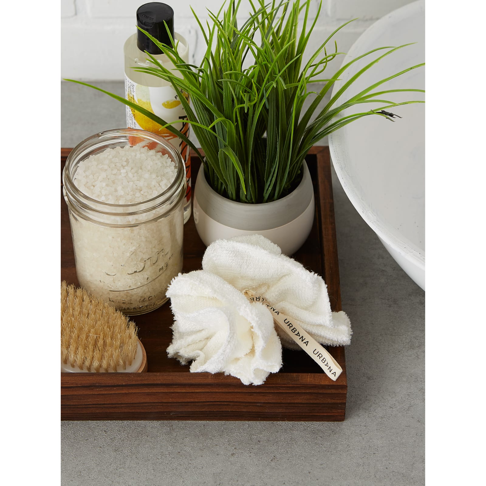 European Soaps Bamboo Pouf