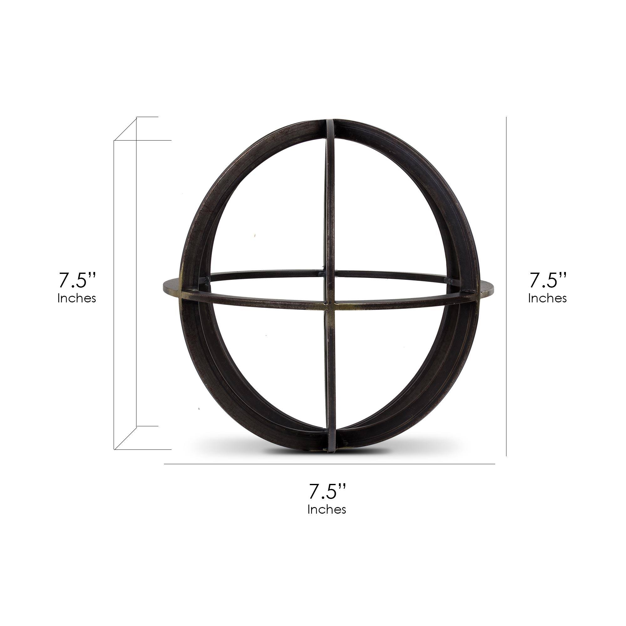 7 5 quot Metal Dyson Sphere Sculpture Michaels