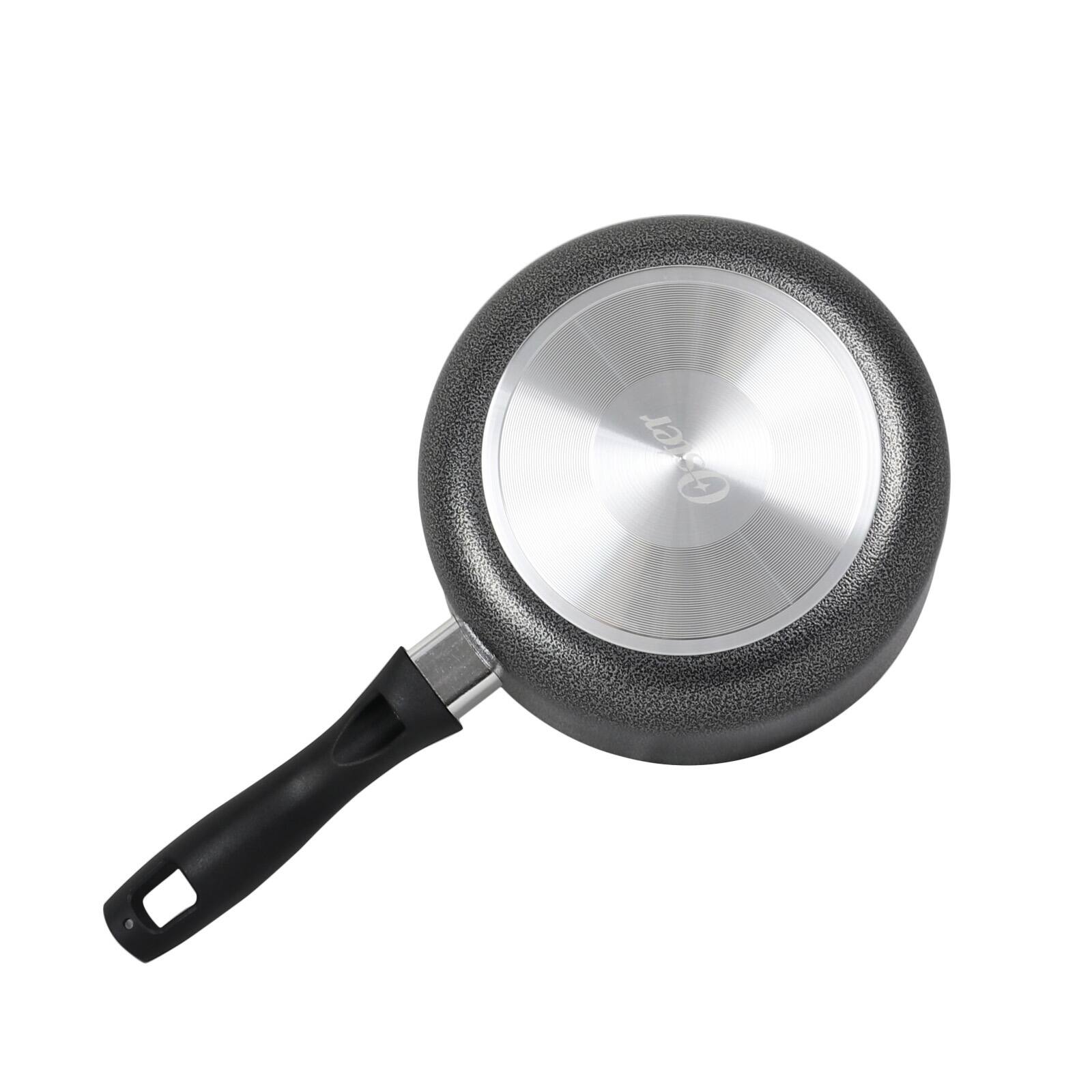 Oster Clairborne 2.5qt. Charcoal Gray Aluminum Sauce Pan with Lid
