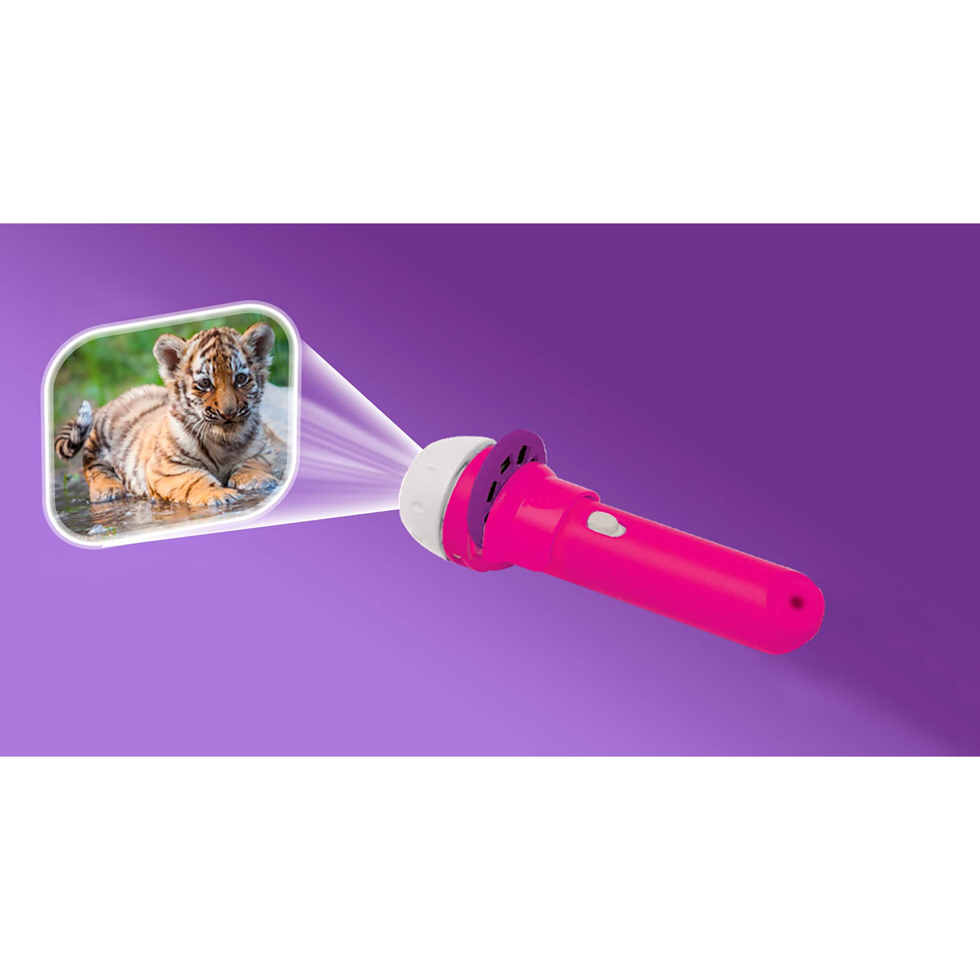 Brainstorm Toys Cute &#x26; Cuddly Flashlight &#x26; Projector With 24 Images
