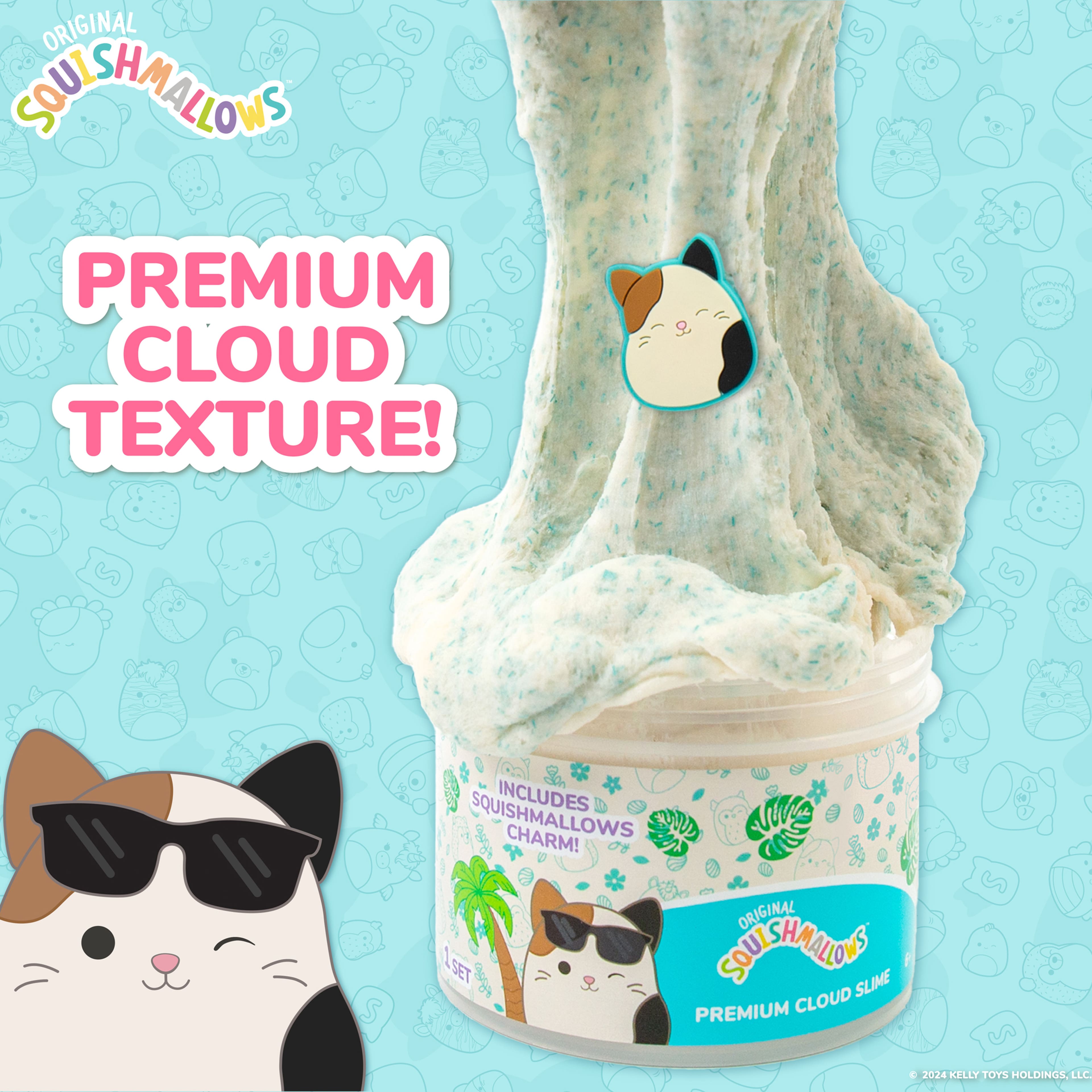 Original Squishmallows&#x2122; Cam the Cat Premium Cloud Slime, Coconut Scented
