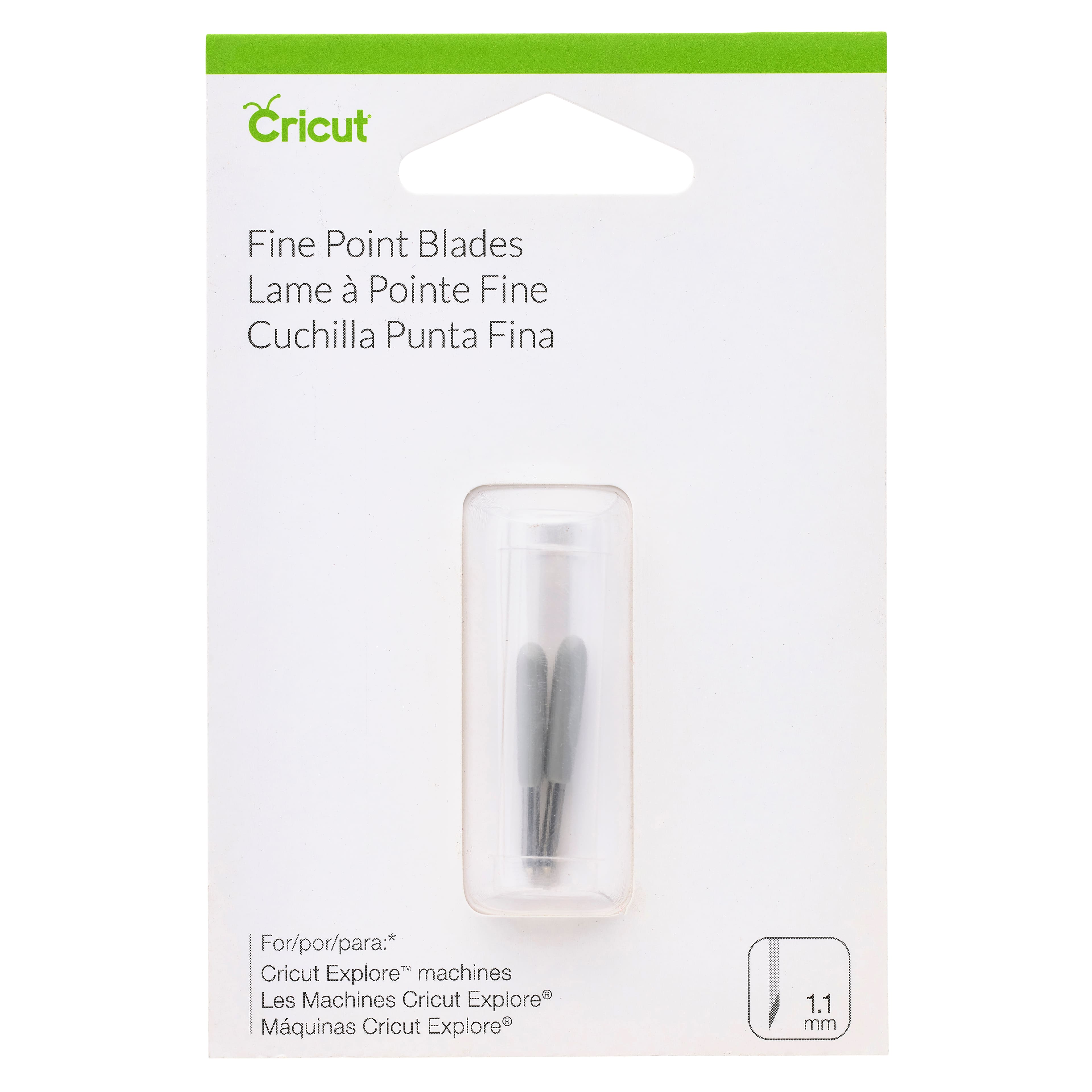 Cricut Premium Fine Point Blade Mega Pack, 10 Piece
