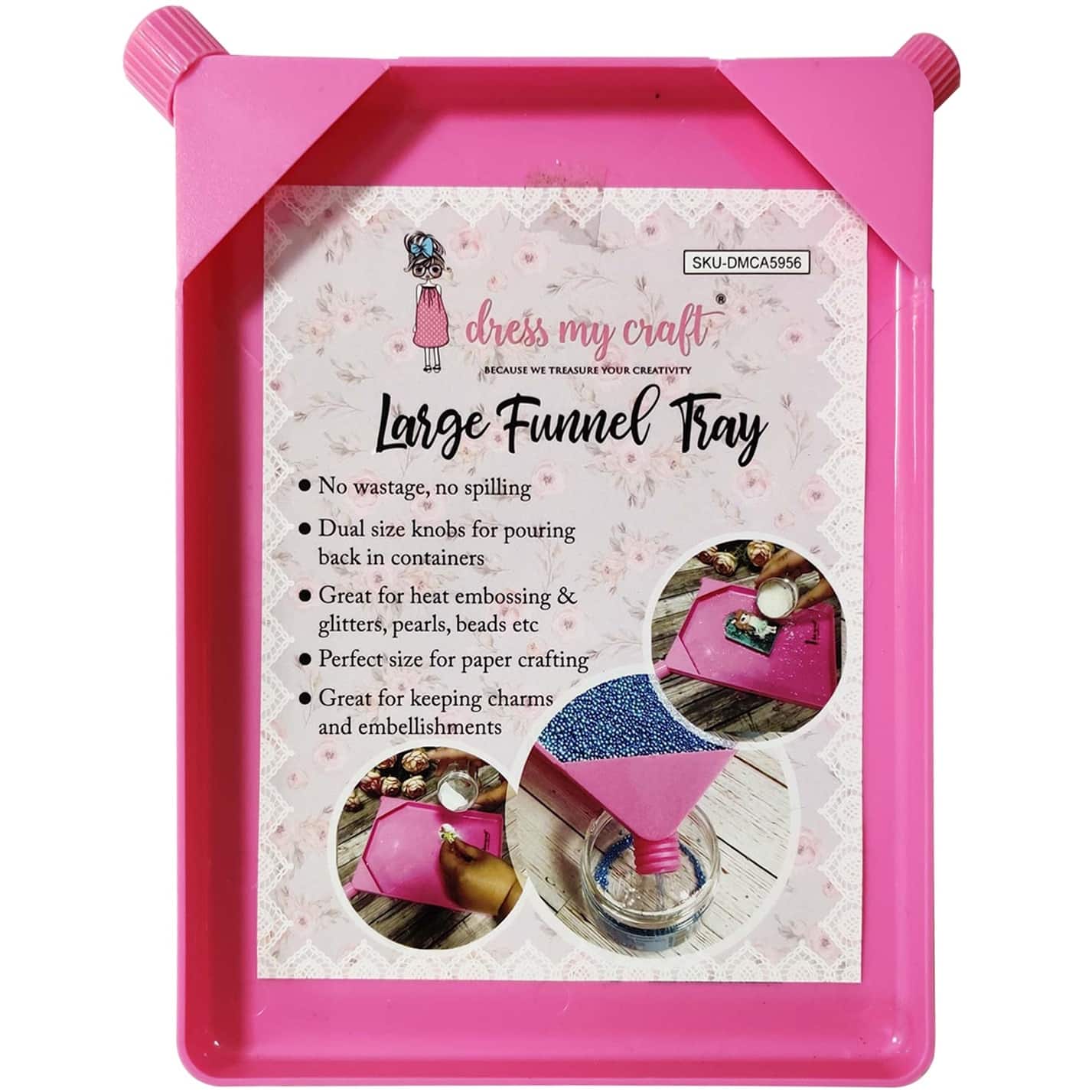 Dress My Craft&#xAE; Large Funnel Tray