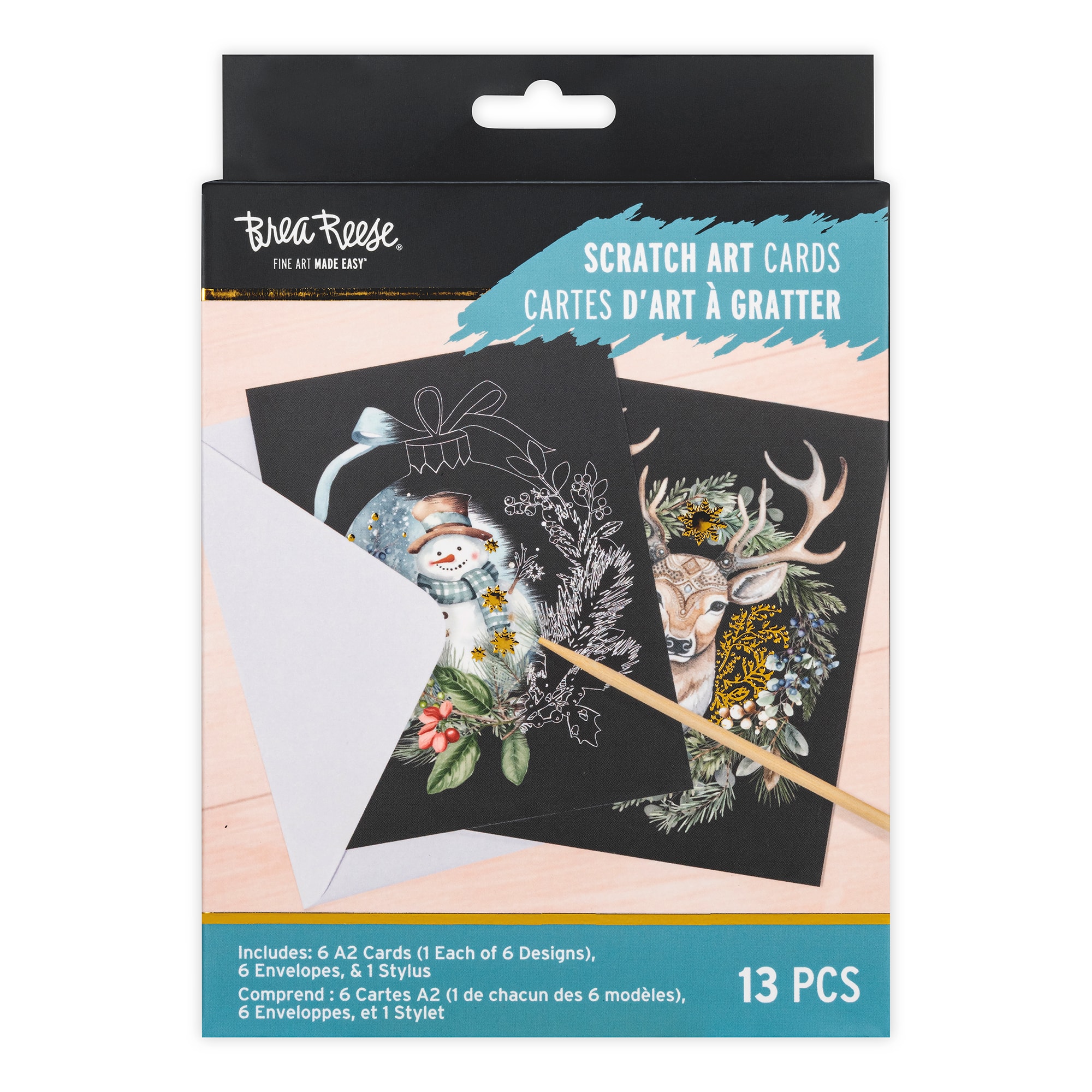Brea Reese&#x2122; Wonderland Scratch Art Card Kit