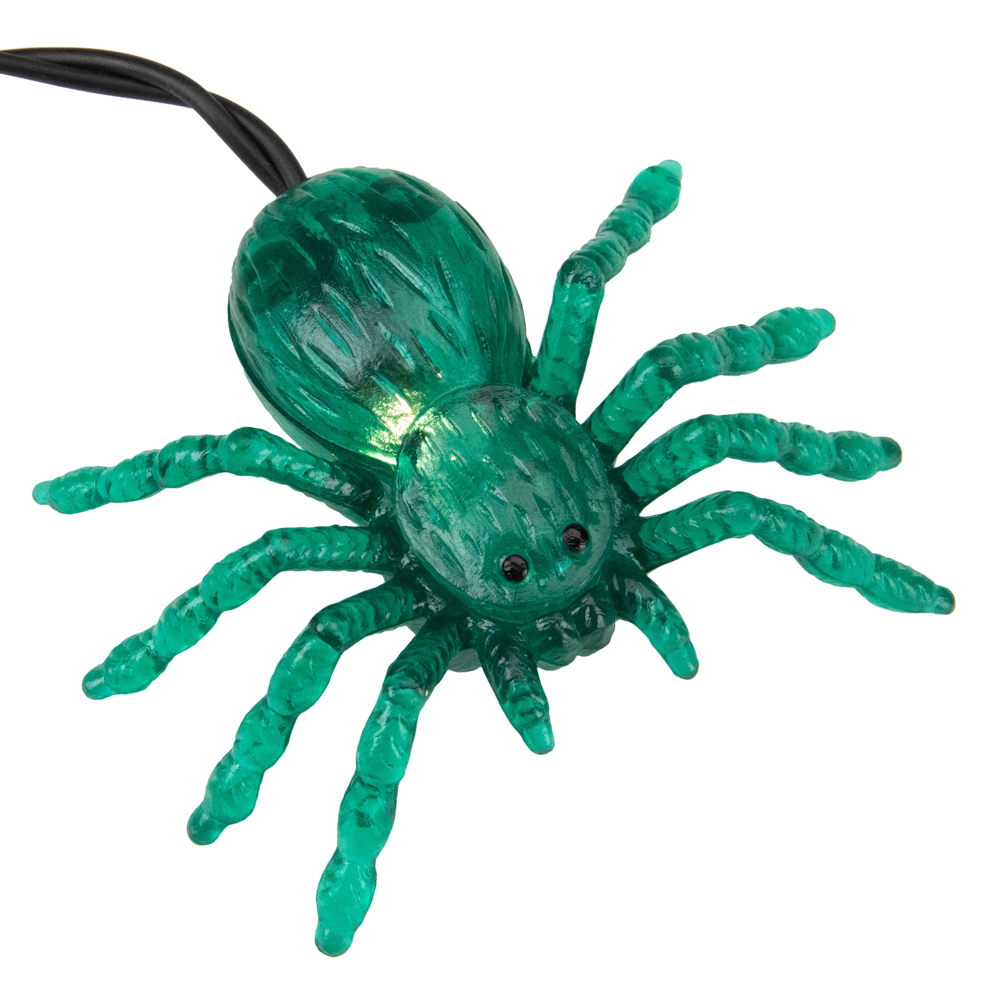 35ct. Green Spider Halloween Icicle Lights