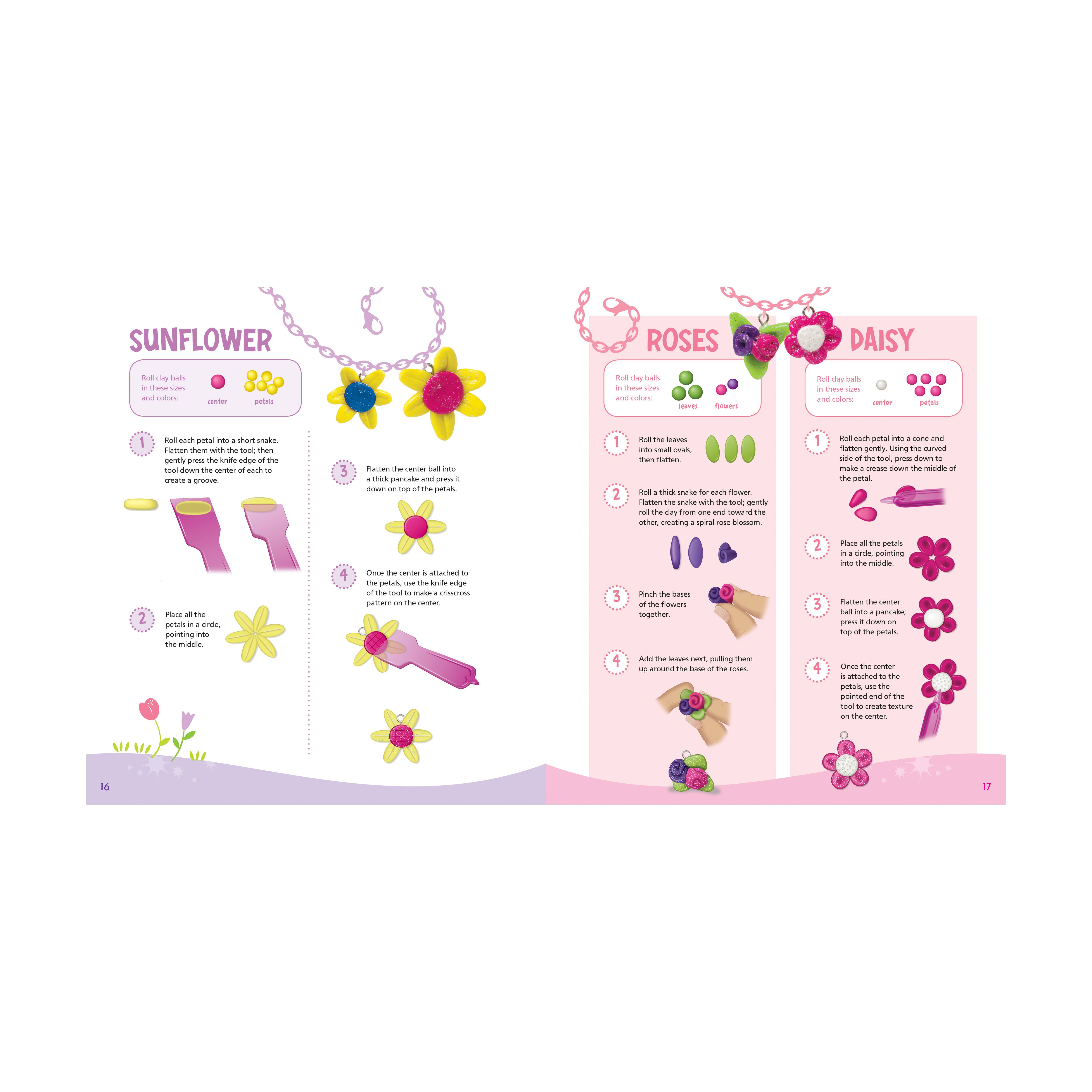 Klutz&#xAE; Make Glitter Clay Charms Kit