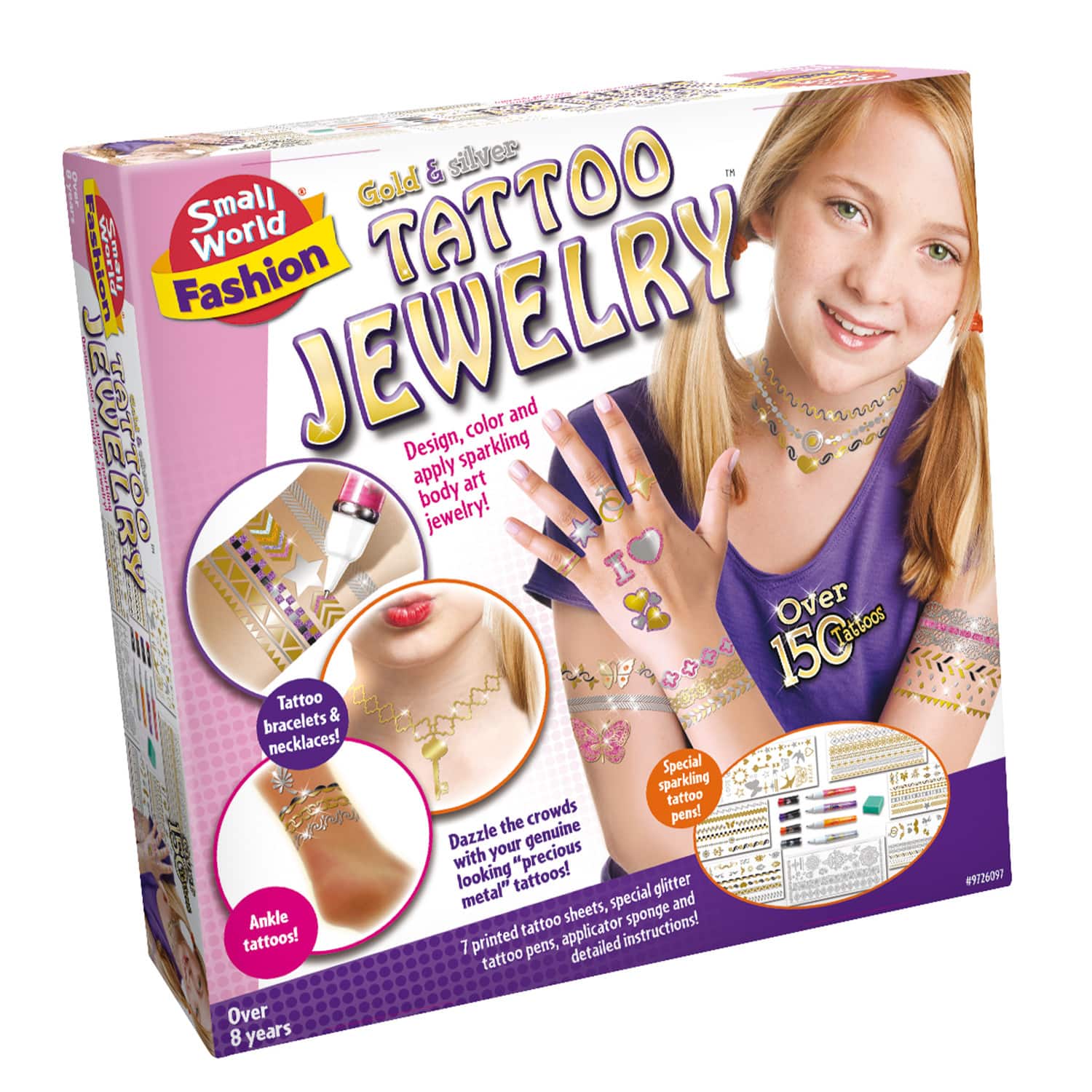 Small World Toys Gold & Silver Tattoo Jewelry Kit