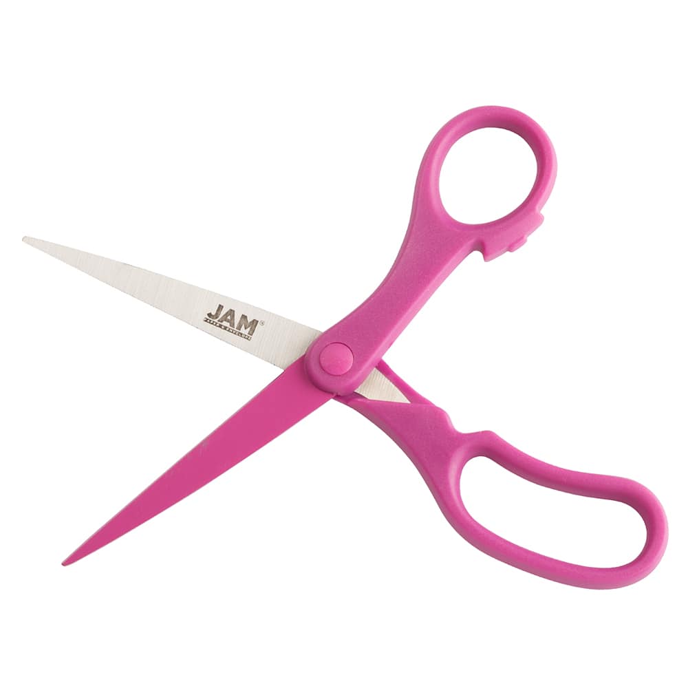 JAM Paper 8" Ergonomic Multi-Purpose Precision Scissors