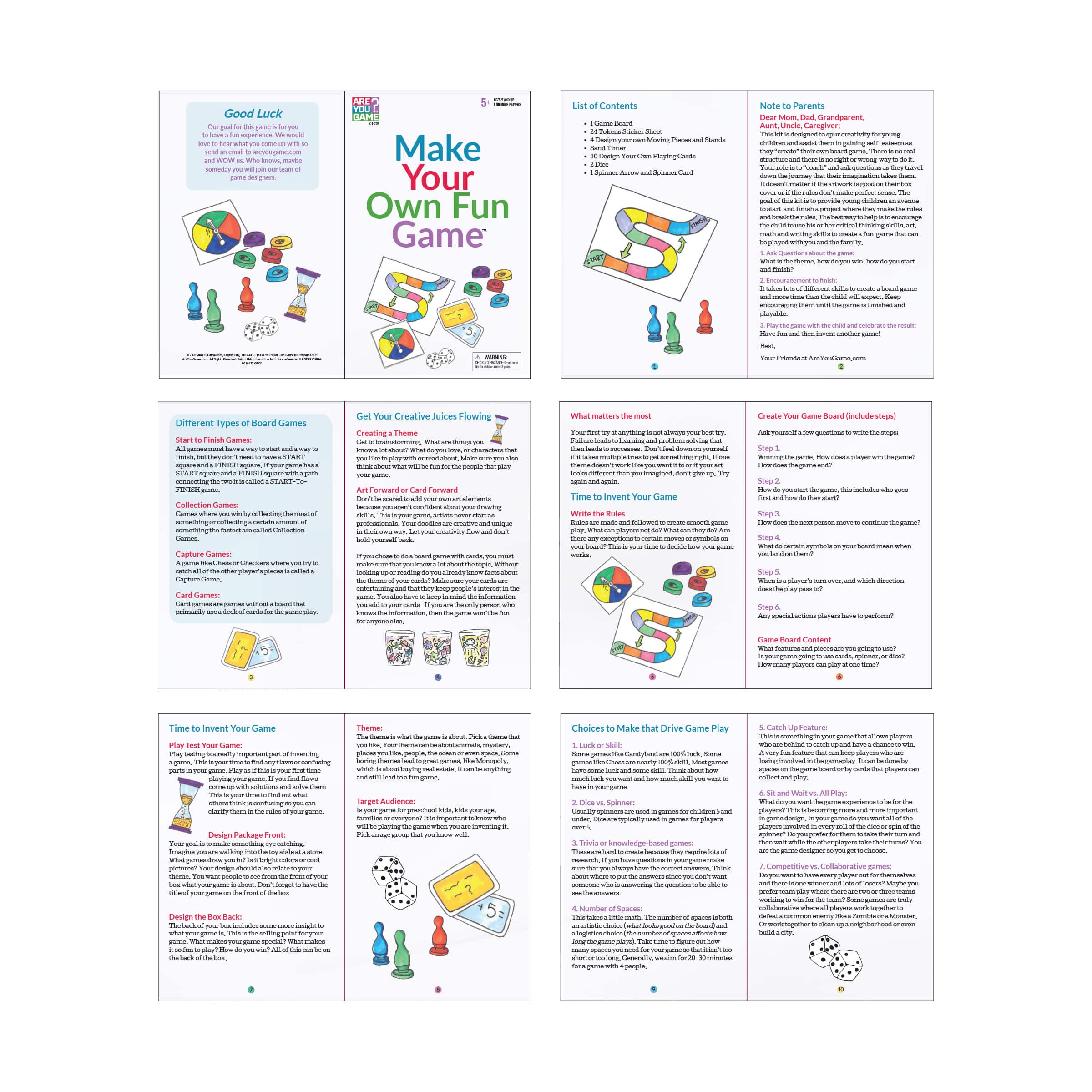 Make Your Own Fun Game