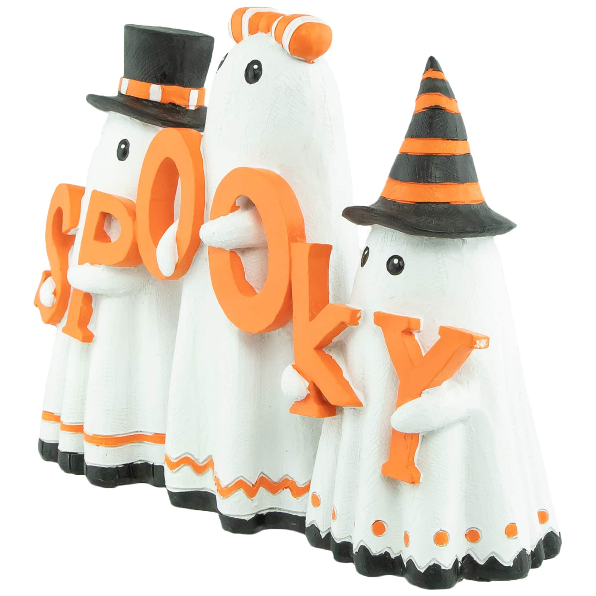 9.5" Spooky Ghost Trio Halloween Decoration