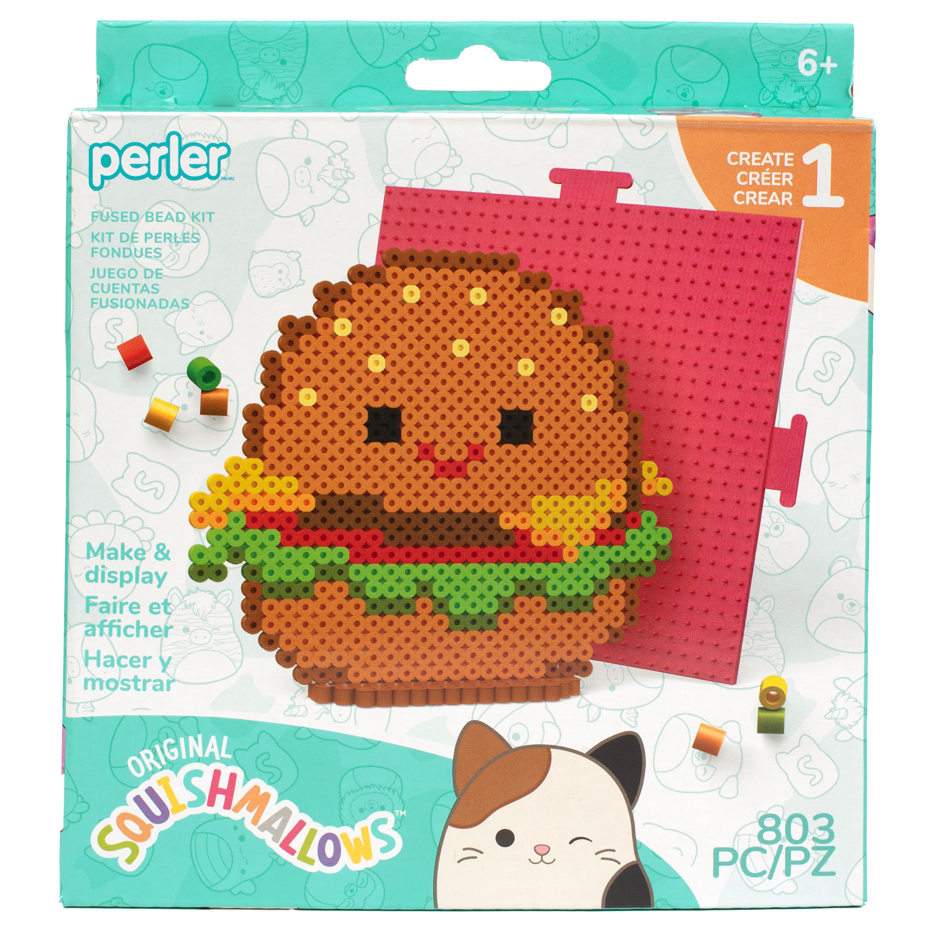 Perler&#x2122; Squishmallows&#x2122; Carl Fused Bead Kit