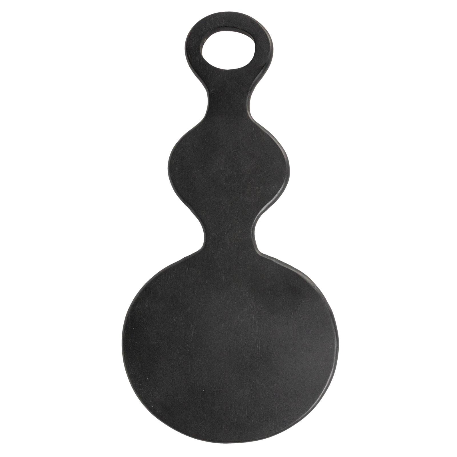 Hello Honey&#xAE; 19.75&#x22; Black Avant-Garde Mango Wood Cheese &#x26; Cutting Board