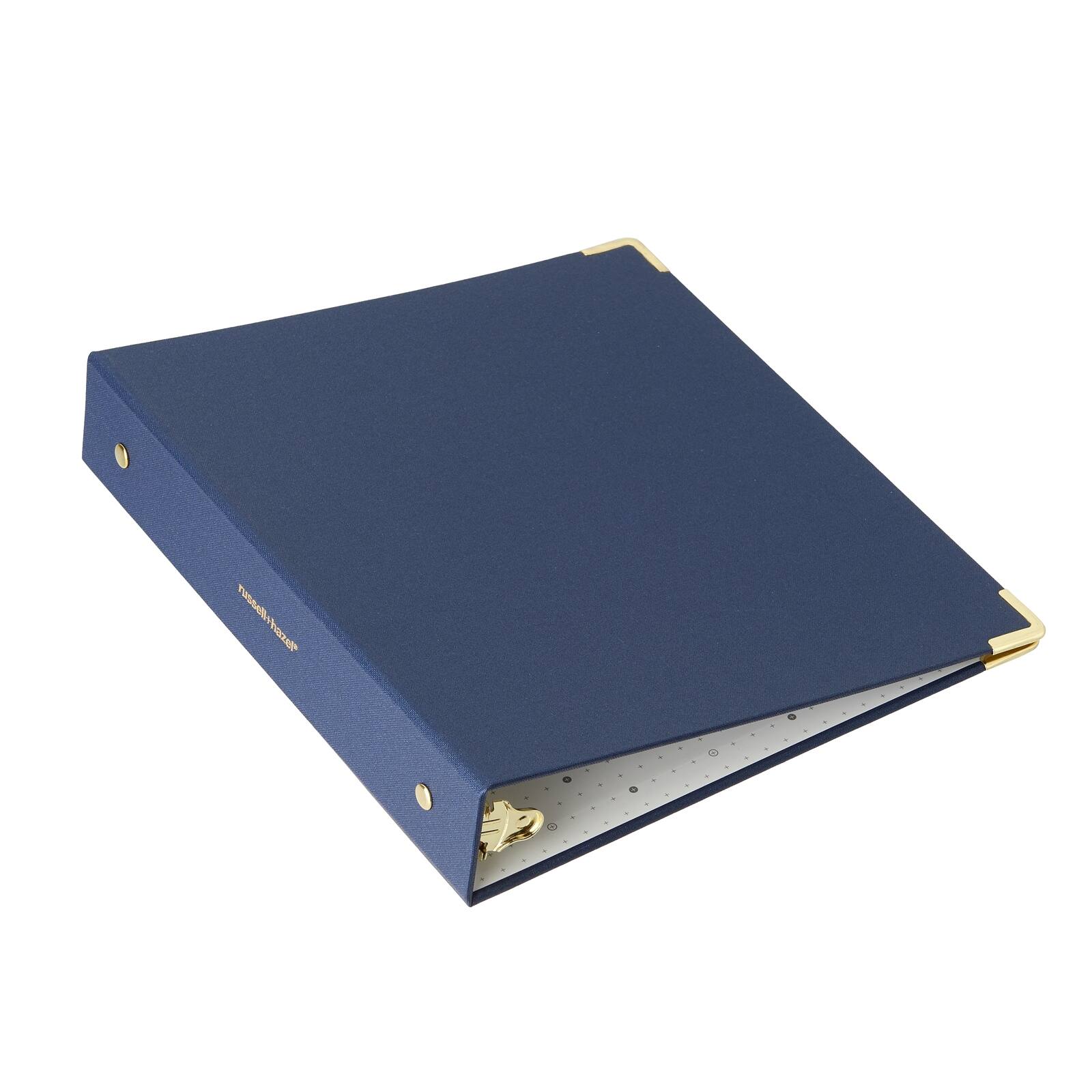 russell+hazel® Denim Bookcloth Miniature 3Ring Binder Binders Michaels