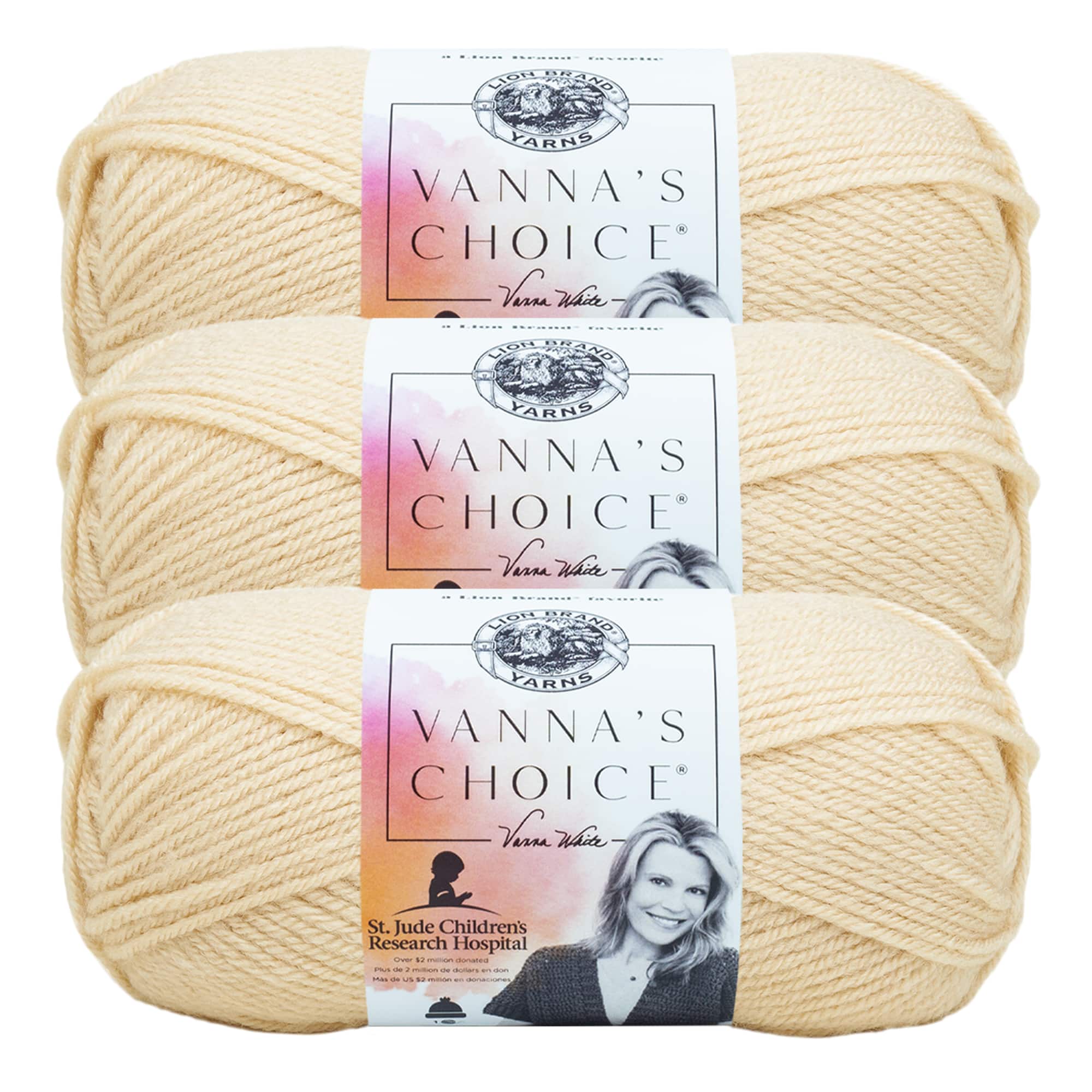 3 Pack Lion Brand® Vanna's Choice® Solid Yarn