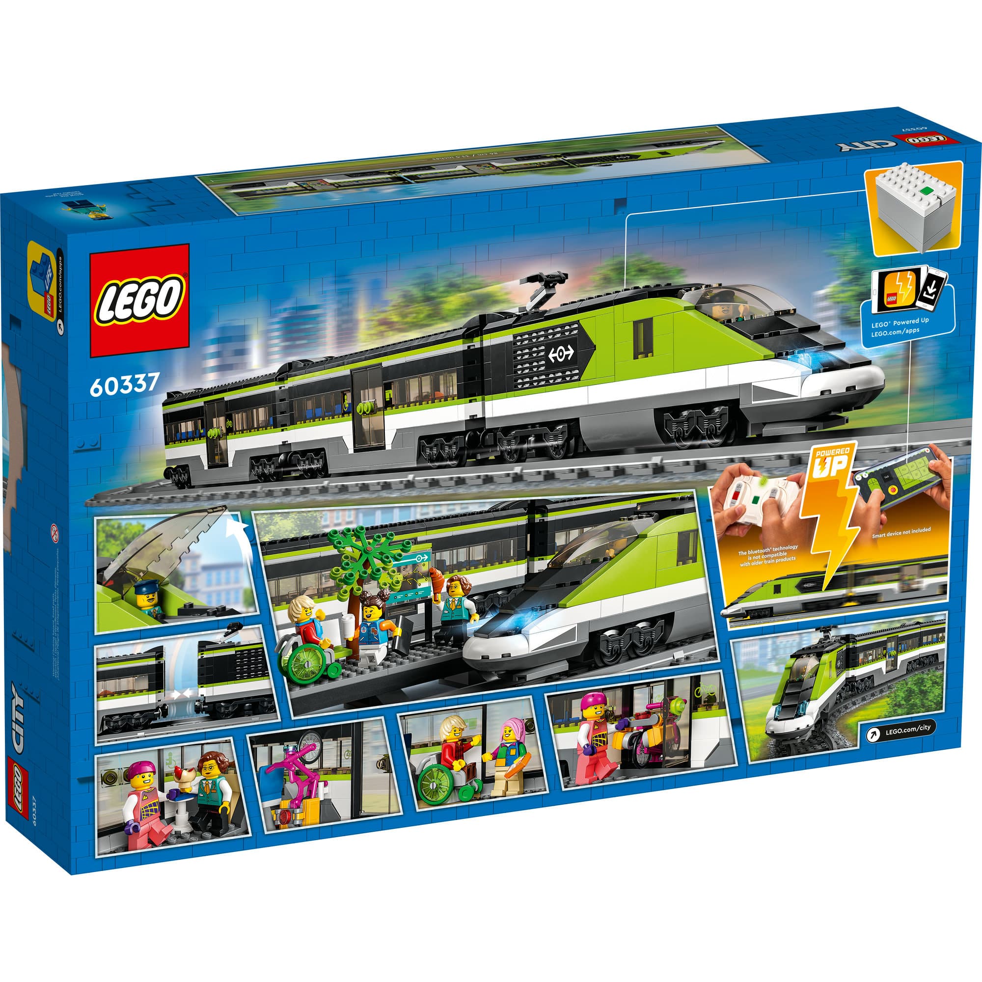 LEGO® City Express Passenger Train 60337 Building Kit (764 Pieces)