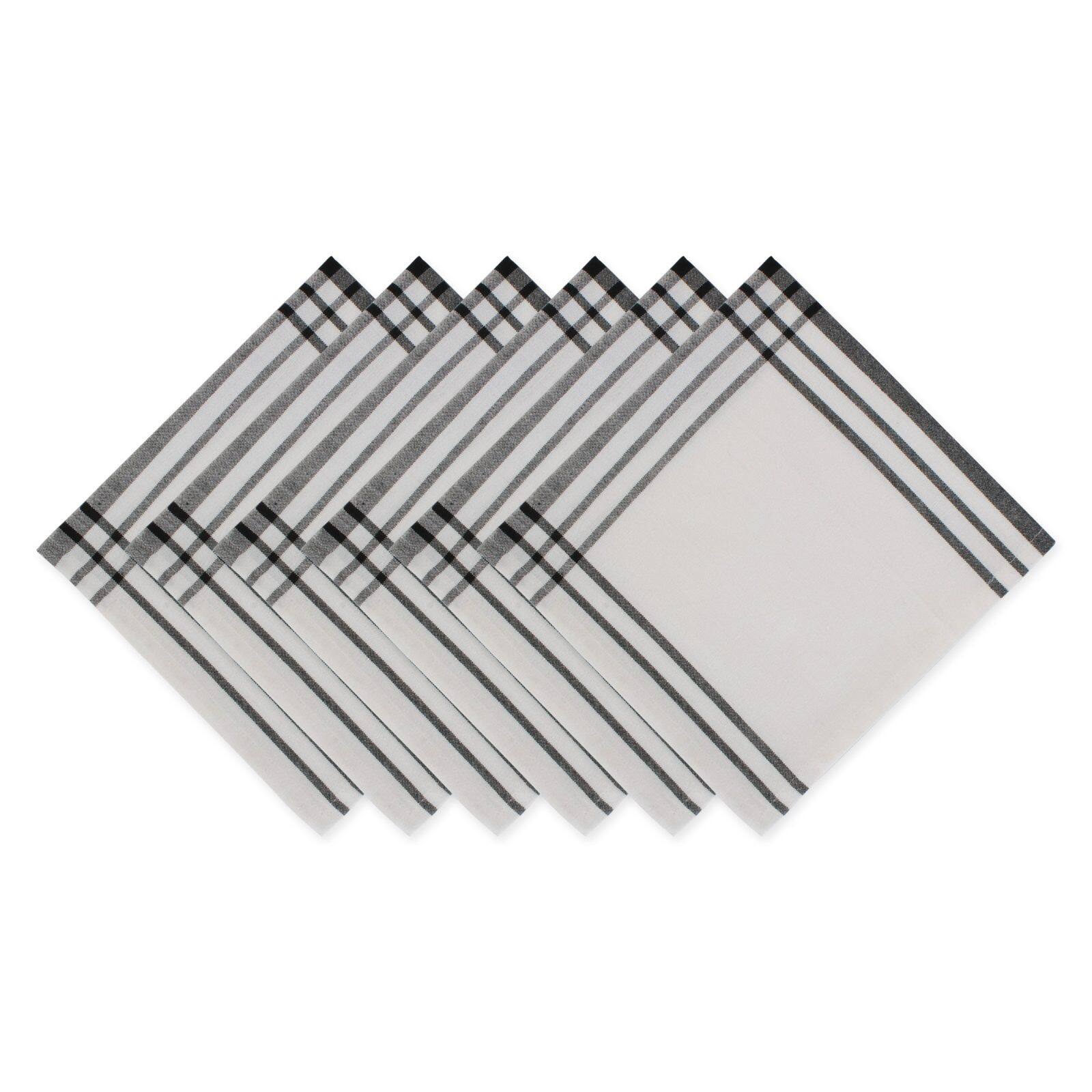 DII® Black Home Sweet Farmhouse Napkins, 6ct.