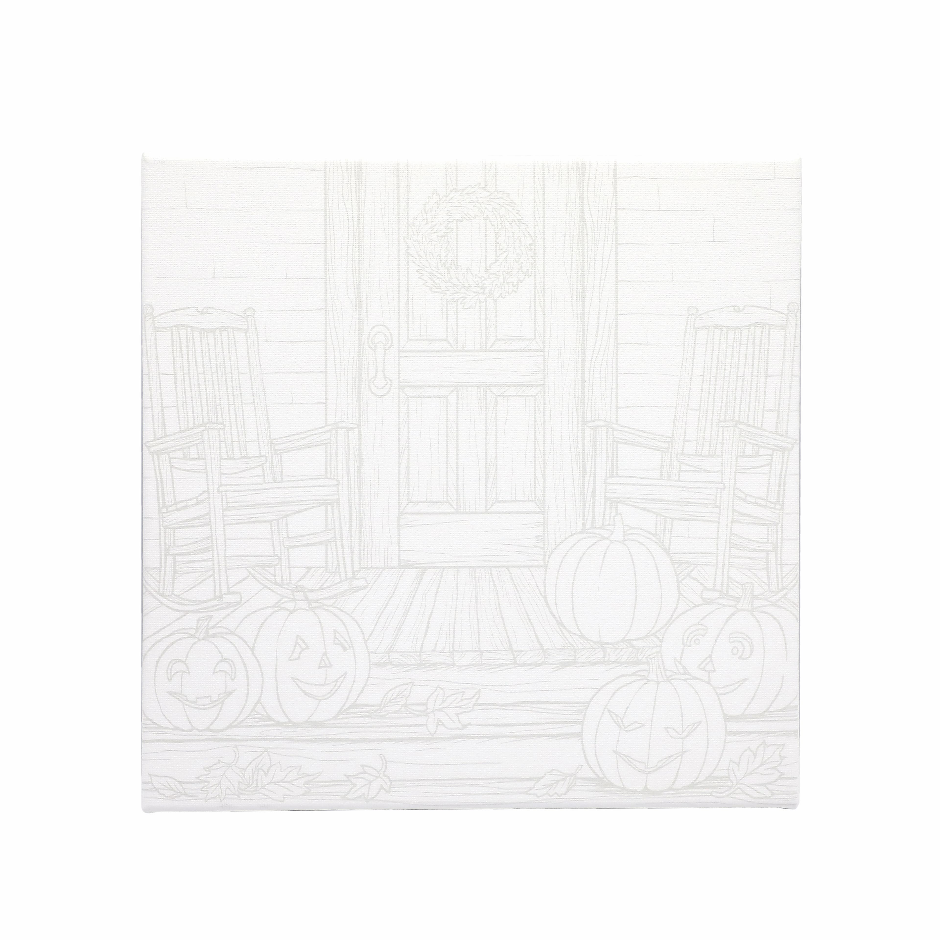 11&#x22; x 11&#x22; Harvest Porch Canvas Painting Kit by Craft Smart&#xAE;