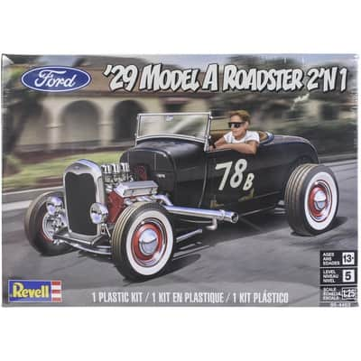 1929 Ford Model A Roadster 2n1 Plastic Model Kit | Michaels