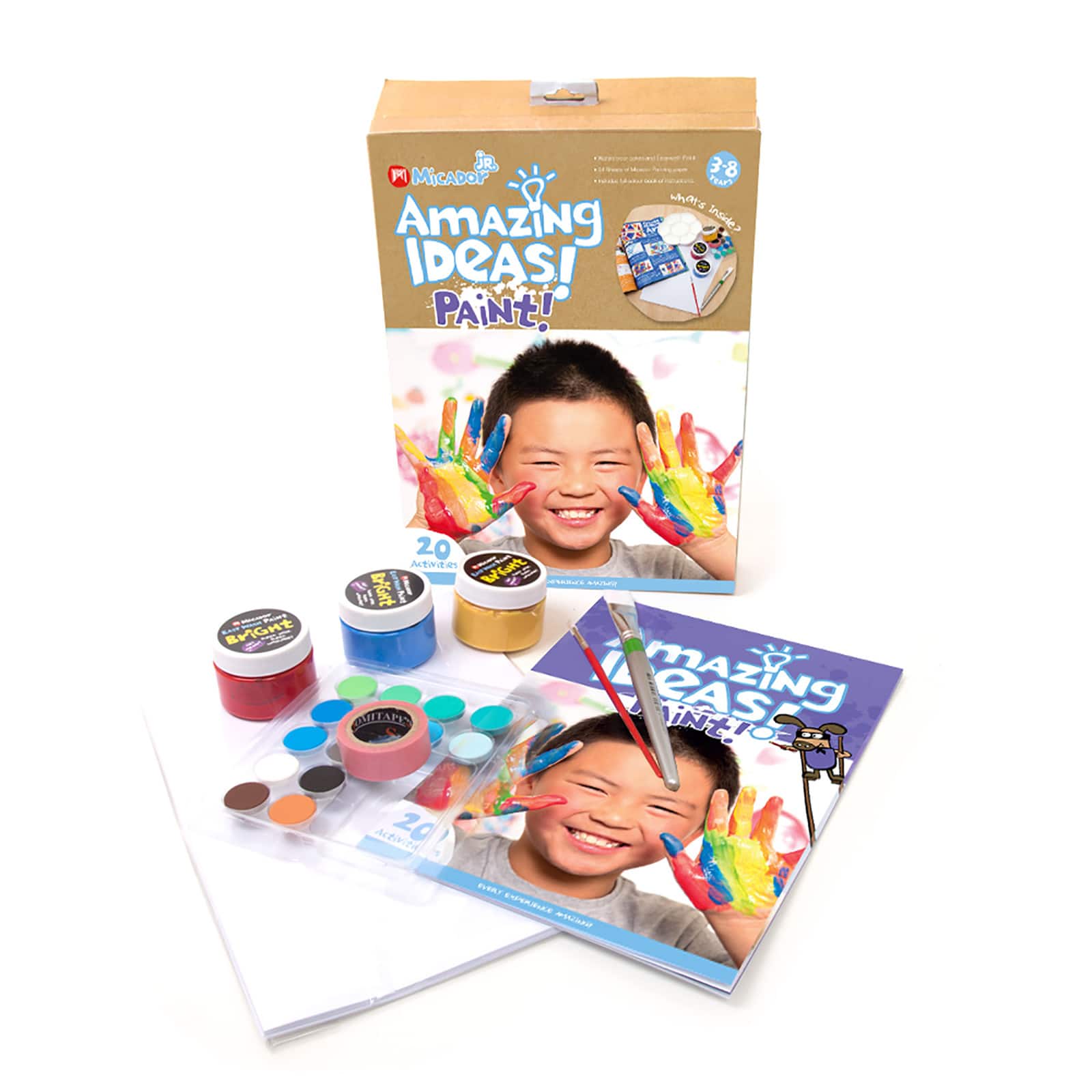 6 Pack: Micador Jr. Amazing Ideas Paint Activity Pack