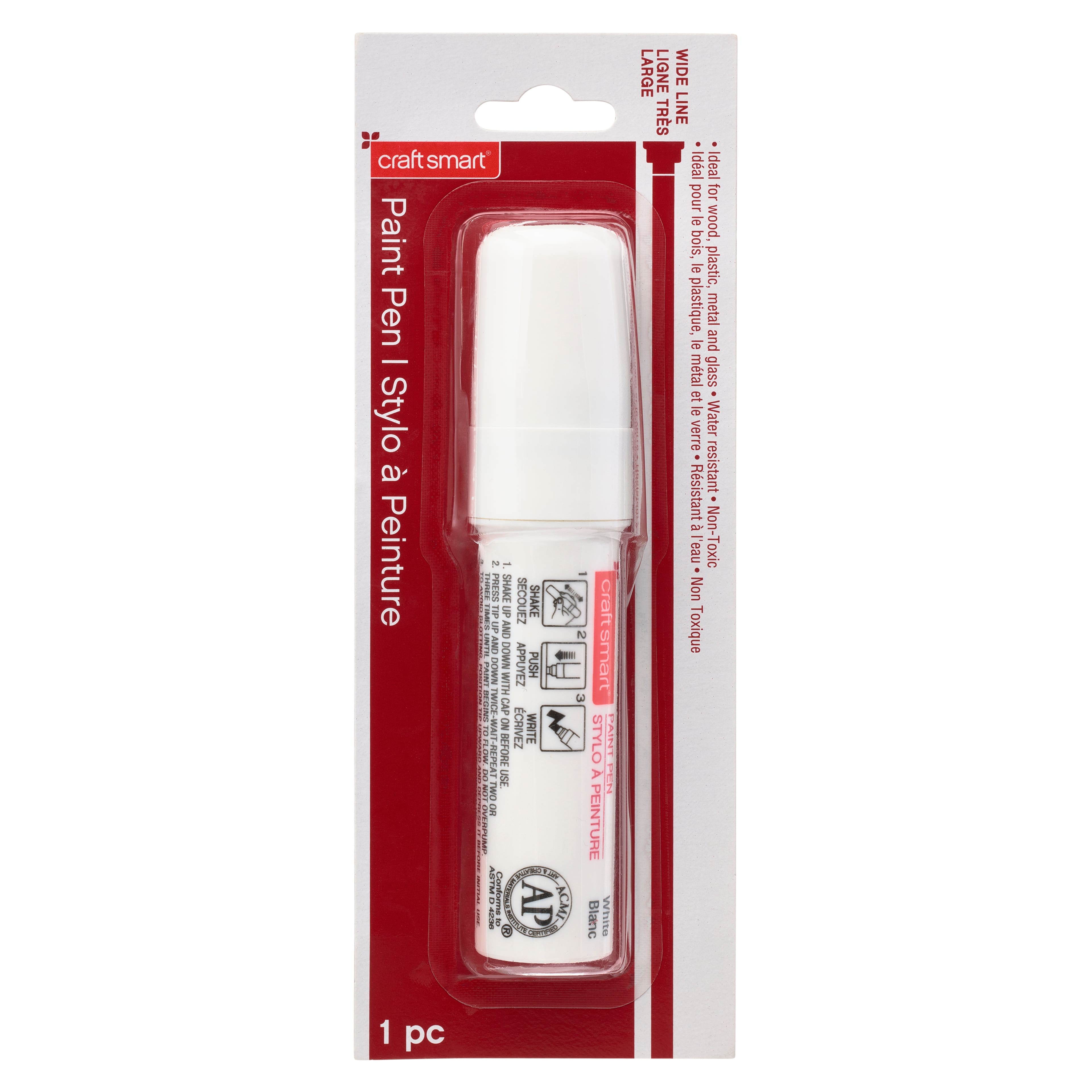 9 Pack: White Wide Line Paint Pen by Craft Smart&#xAE;