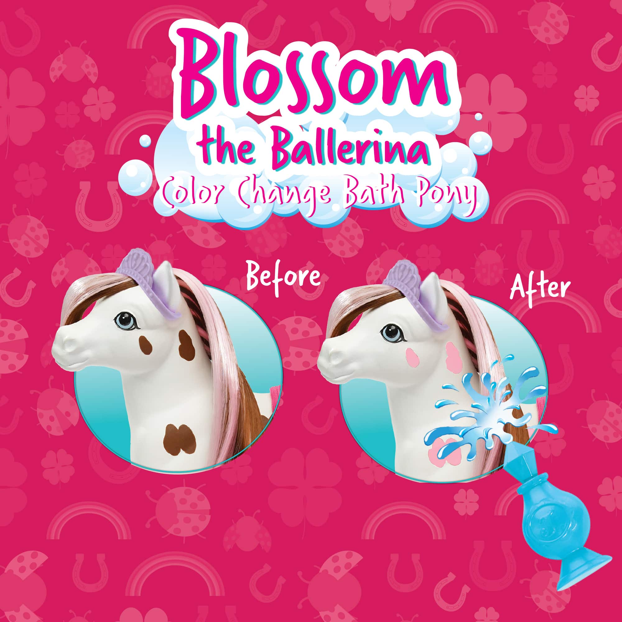 Reeves Breyer Blossum the Ballerina Color Changing Bath Toy