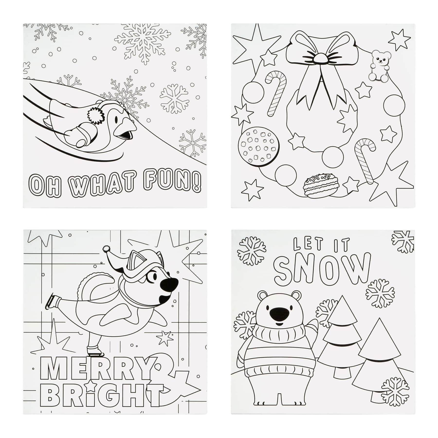 Traditional Holiday Coloring Board Set by Creatology&#x2122;